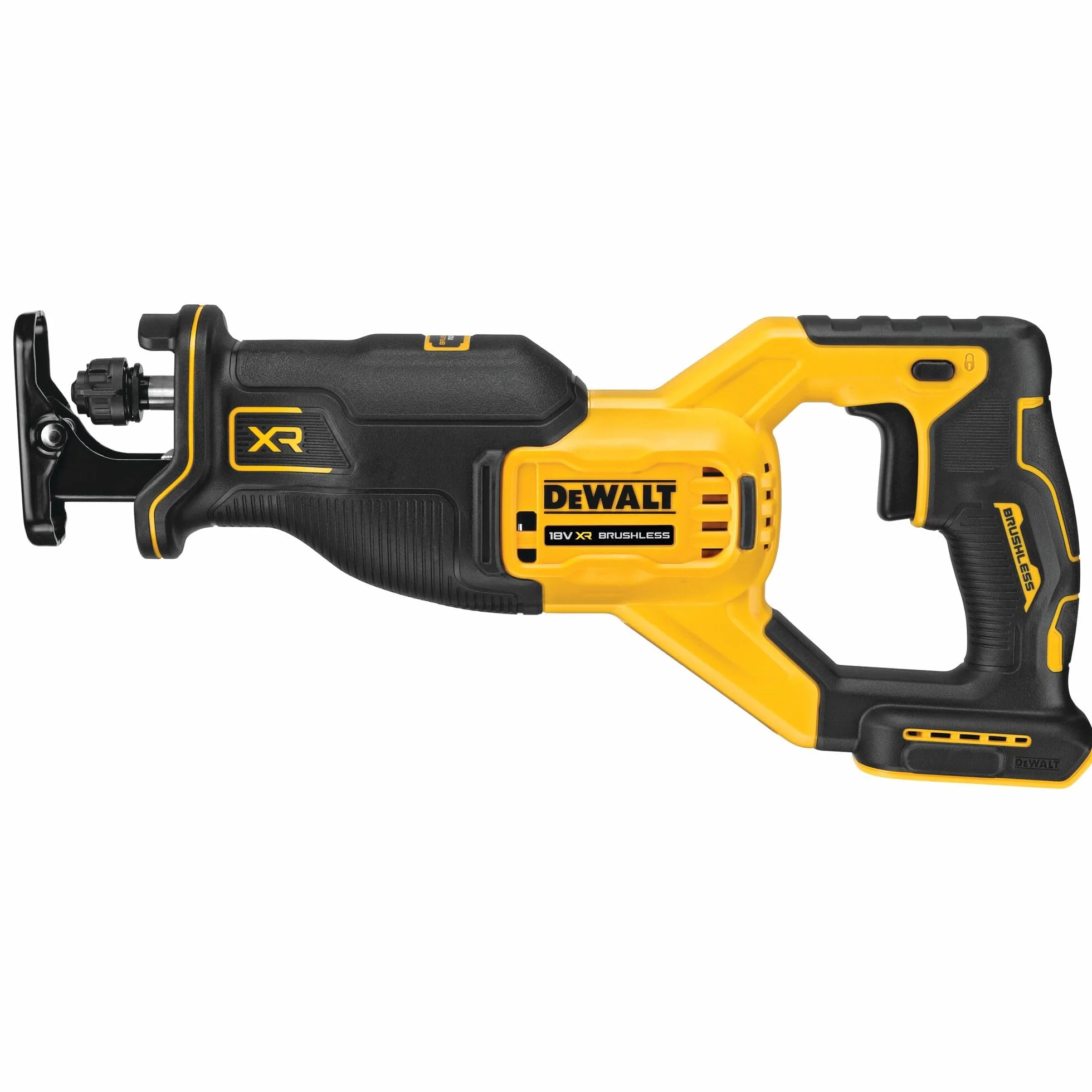 Dewalt DCS382NT akumulatorowa piła szablasta 18 V XR (silnik bezszczotkowy, bardzo kompaktowy, maks. wydajność cięcia 300 mm, wysoka prędkość cięcia, ze światłem LED, w zestawie pudełko TSTAK, dostawa