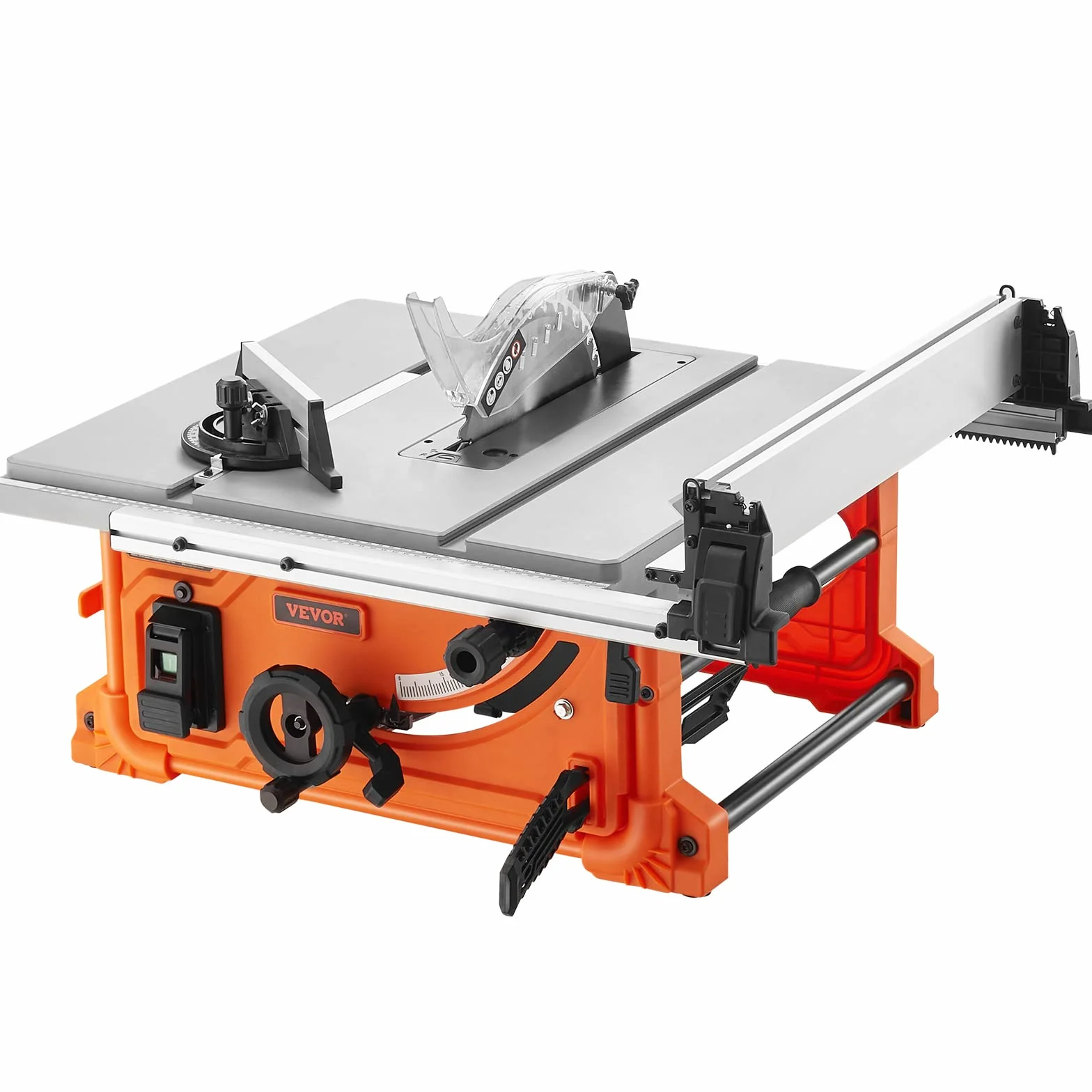 VEVOR Piła tarczowa Pojemność cięcia 625 mm Piła stołowa Pro 4400 obr./min 1800 W, cięcie poprzeczne 85 mm 90°, cięcie skokowe 60 mm 45°, do cięcia drewna, stolarki, warsztatu, na zewnątrz