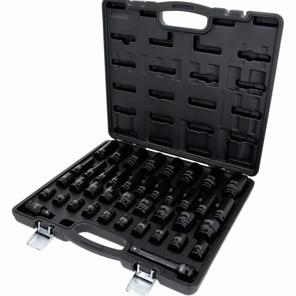 KS Tools 515.0065 1/2" Zestaw nasadek udarowych sześciokątnych, 40-szt