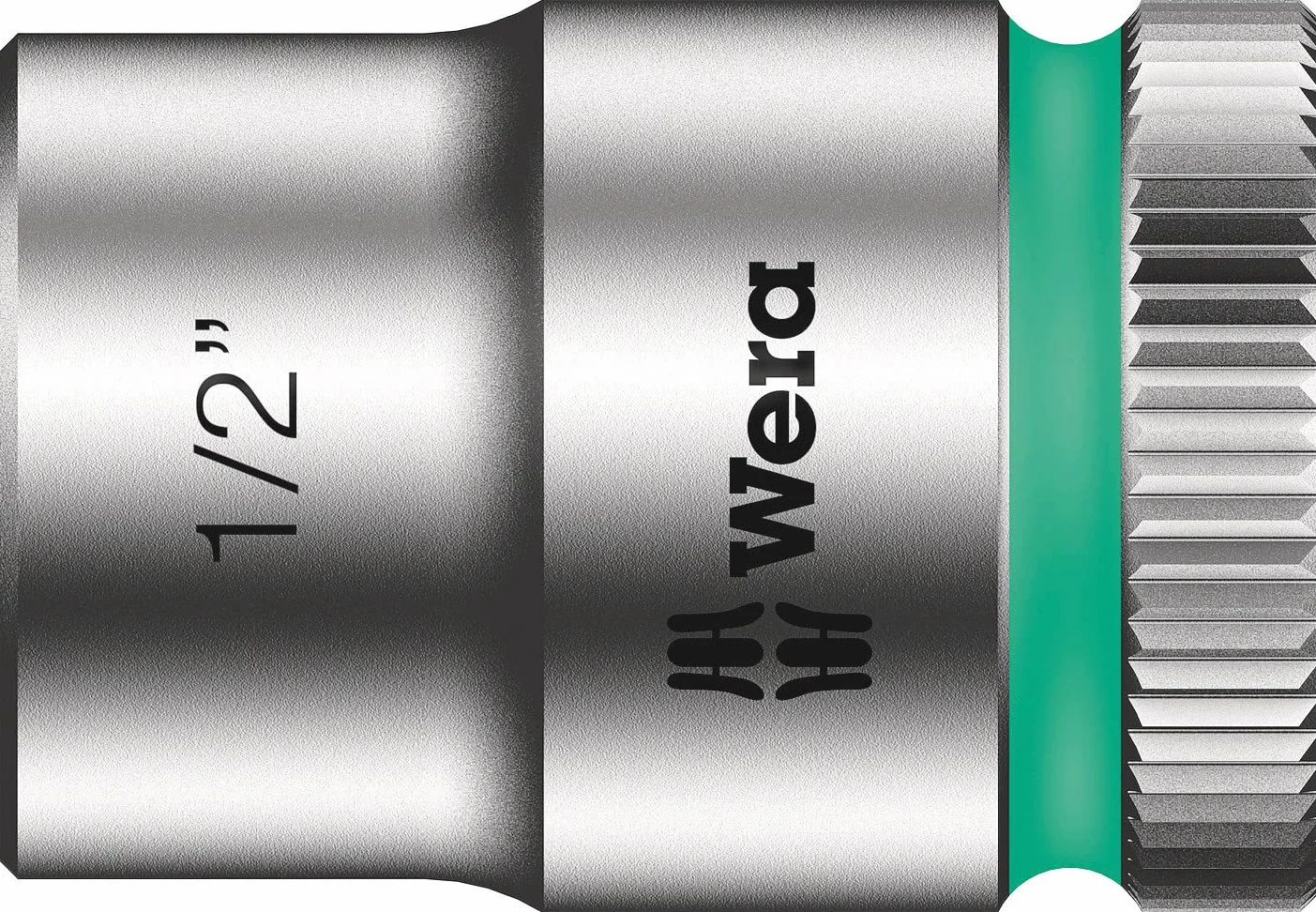 Wera Zyklop Pocket Set Imperial 2 05004283001 8009 zestaw z grzechotkami, 18-częściowy, czarno-zielony