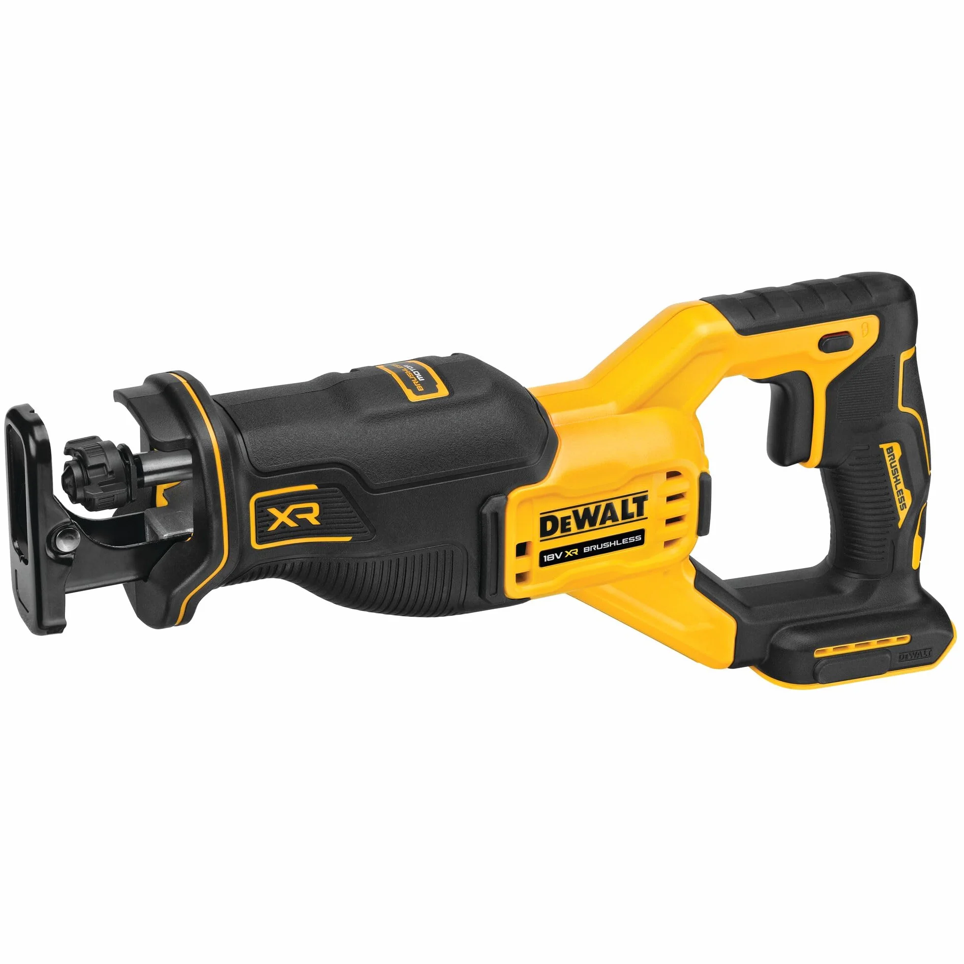 Dewalt DCS382N akumulatorowa piła szablasta 18 V XR (silnik bezszczotkowy, bardzo kompaktowa, maks. wydajność cięcia 300 mm, wysoka prędkość cięcia, z oświetleniem LED, dostawa bez akumulatora i