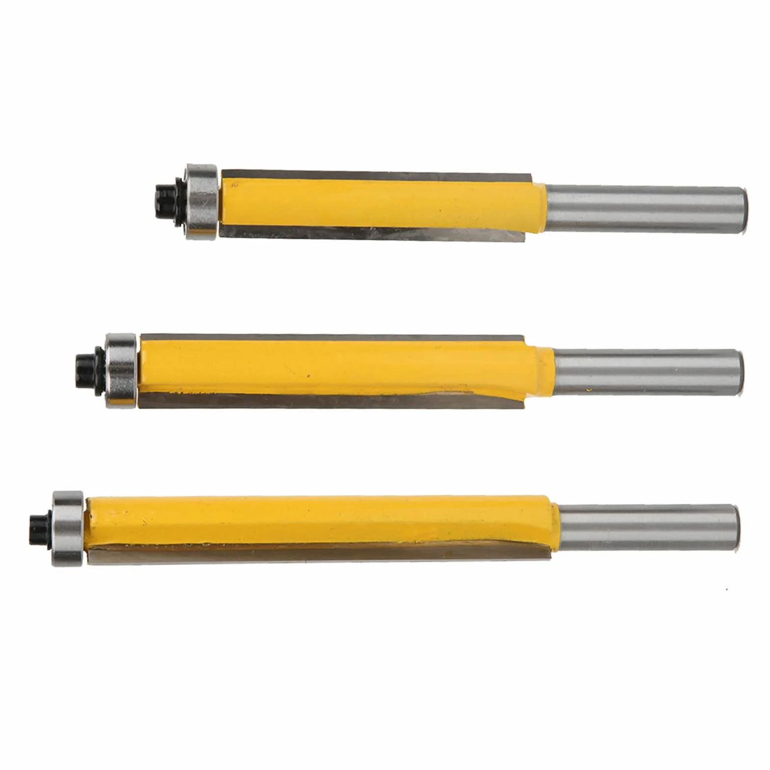 3-teiliges Fräser 8 mm Schaftlegierungs-Fräser mit Lagereckenschneidern für DIY-Holzarbeiten
