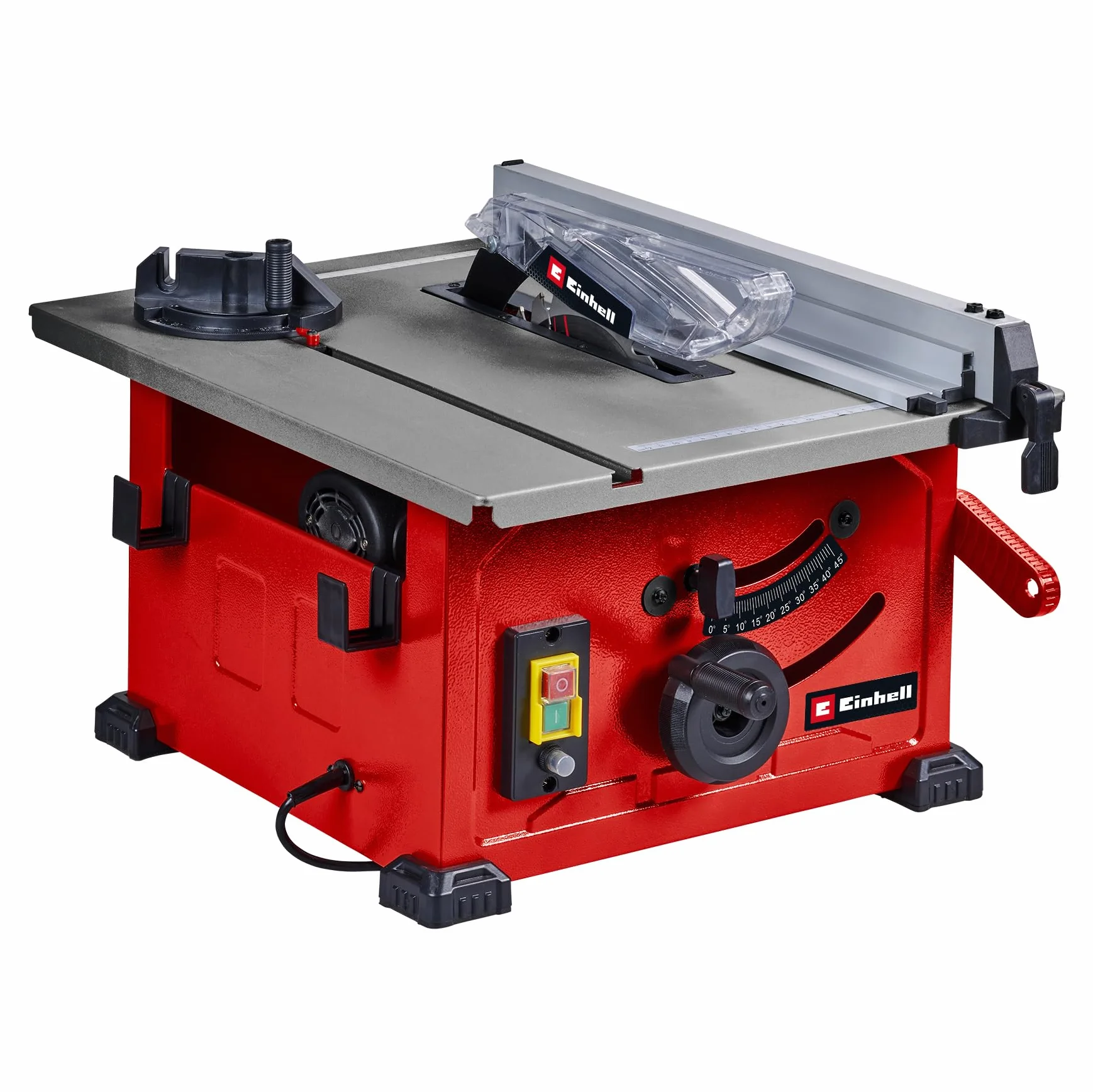 Einhell TC-TS 8 stołowa piła tarczowa 1200 W wysokość cięcia 45 mm ostrze Ø 210 mm