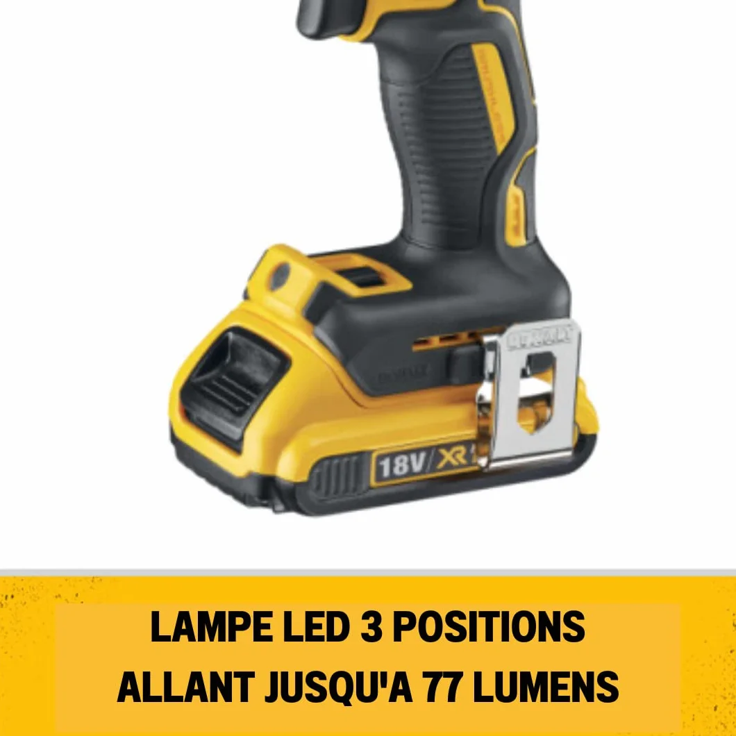 DEWALT, Wiertarko-wkrętarka 18V XR w zestawie z dwoma akumulatorami 2.0Ah litowo-jonowymi XR, DCD791D2