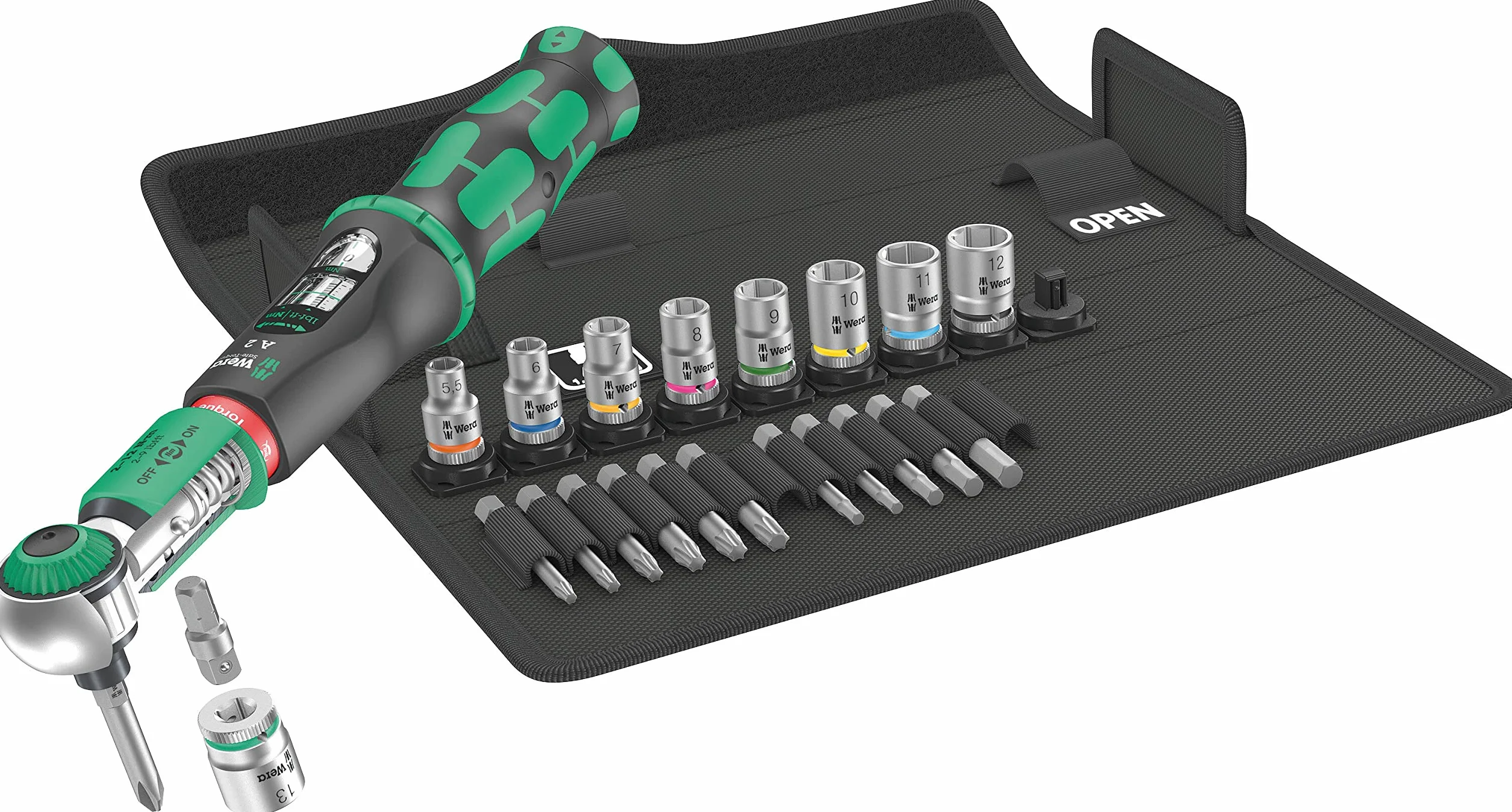 Zestaw z kluczem dynamometrycznym Safe-Torque A2 2-12Nm 1/4" 23-częściowy Wera