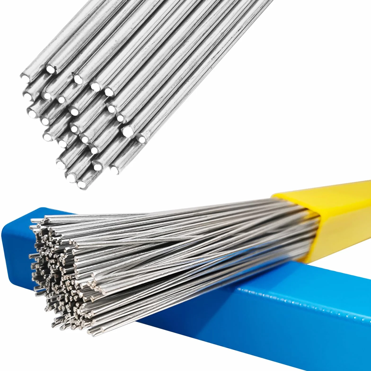 60 sztuk prętów spawalniczych, drut spawalniczy aluminiowy w niskiej temperaturze, aluminiowe pręty spawalnicze, 1,6 x 330 mm, drut wypełniający do naprawy rur aluminiowych, stopów aluminium i