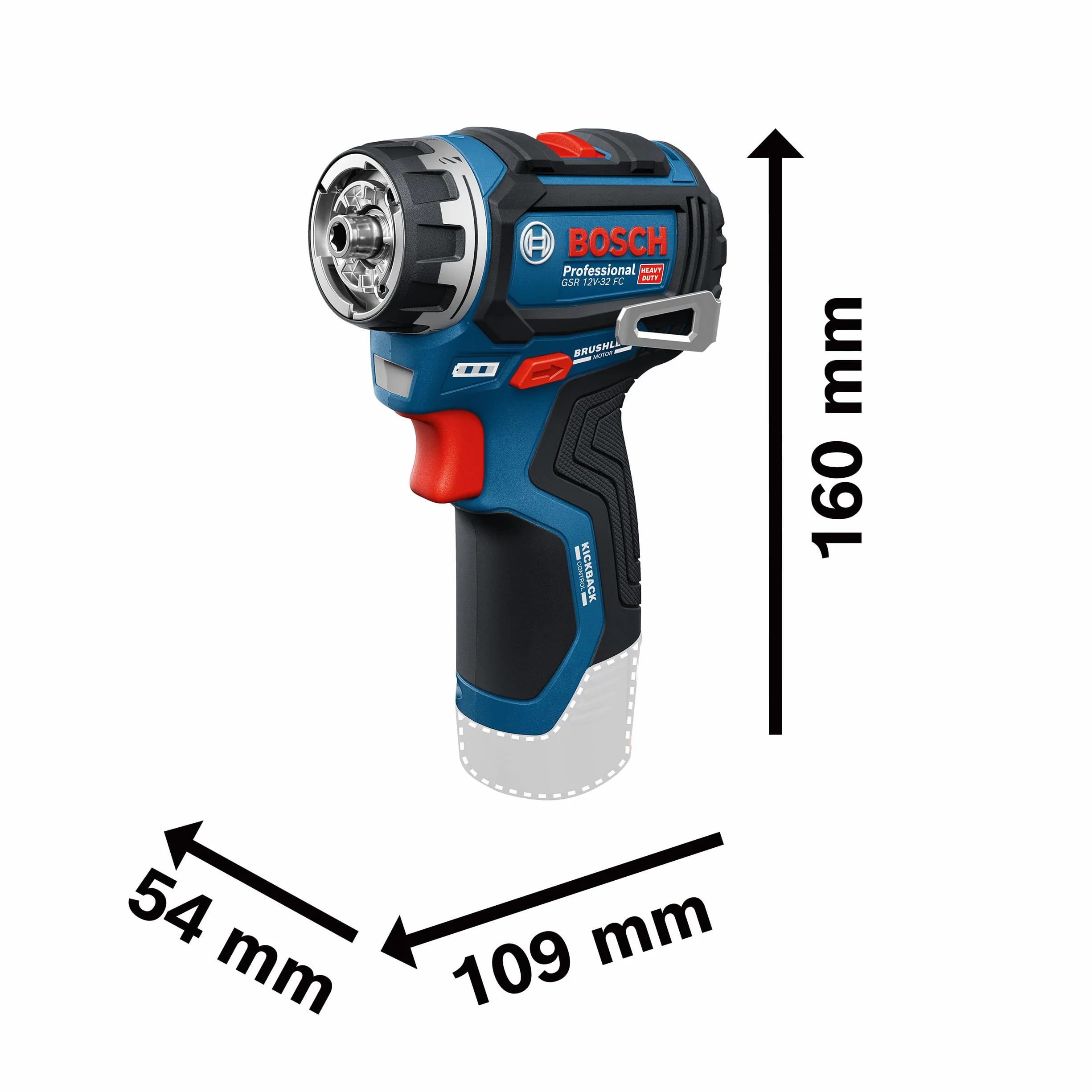 Bosch PRO 18V System Wiertarko-wkrętarka akumulatorowa GSR12V-32FC