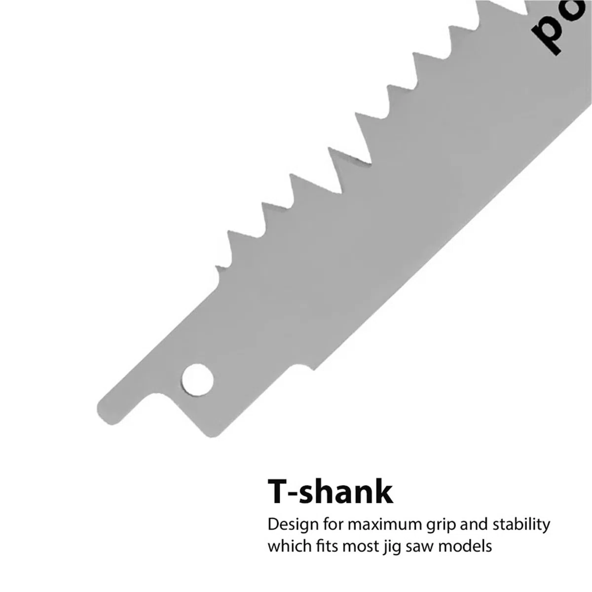 10Pcs T-Shaft Jigsaw Blades HCS Jig Saw Blades For Woodworking Metal Plastic Machines Arc Edge Reciprocating Saw Blades