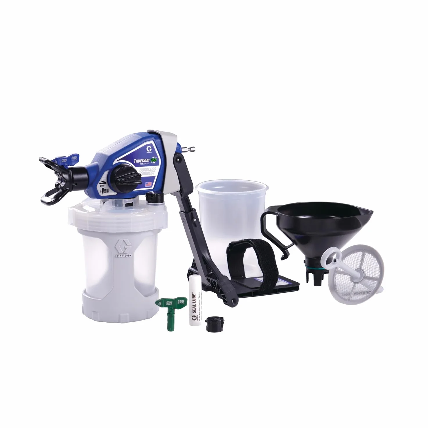 Magnum by Graco 26D361 TrueCoat 360 Cordless Connect, Ręczne, bezprzewodowe Airless system natryskowy mocowane do wiertarek, zastosowania domowe, małe dekoratorskie projekty (maks. ciśnienie 138 bar)