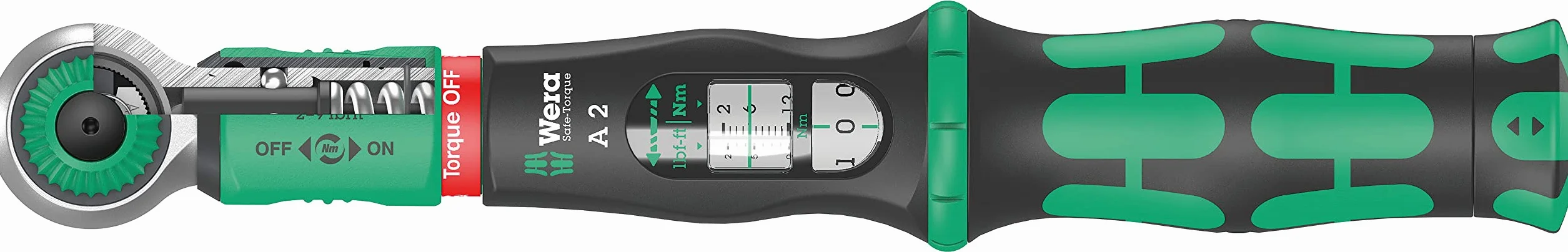 Zestaw z kluczem dynamometrycznym Safe-Torque A2 2-12Nm 1/4" 23-częściowy Wera