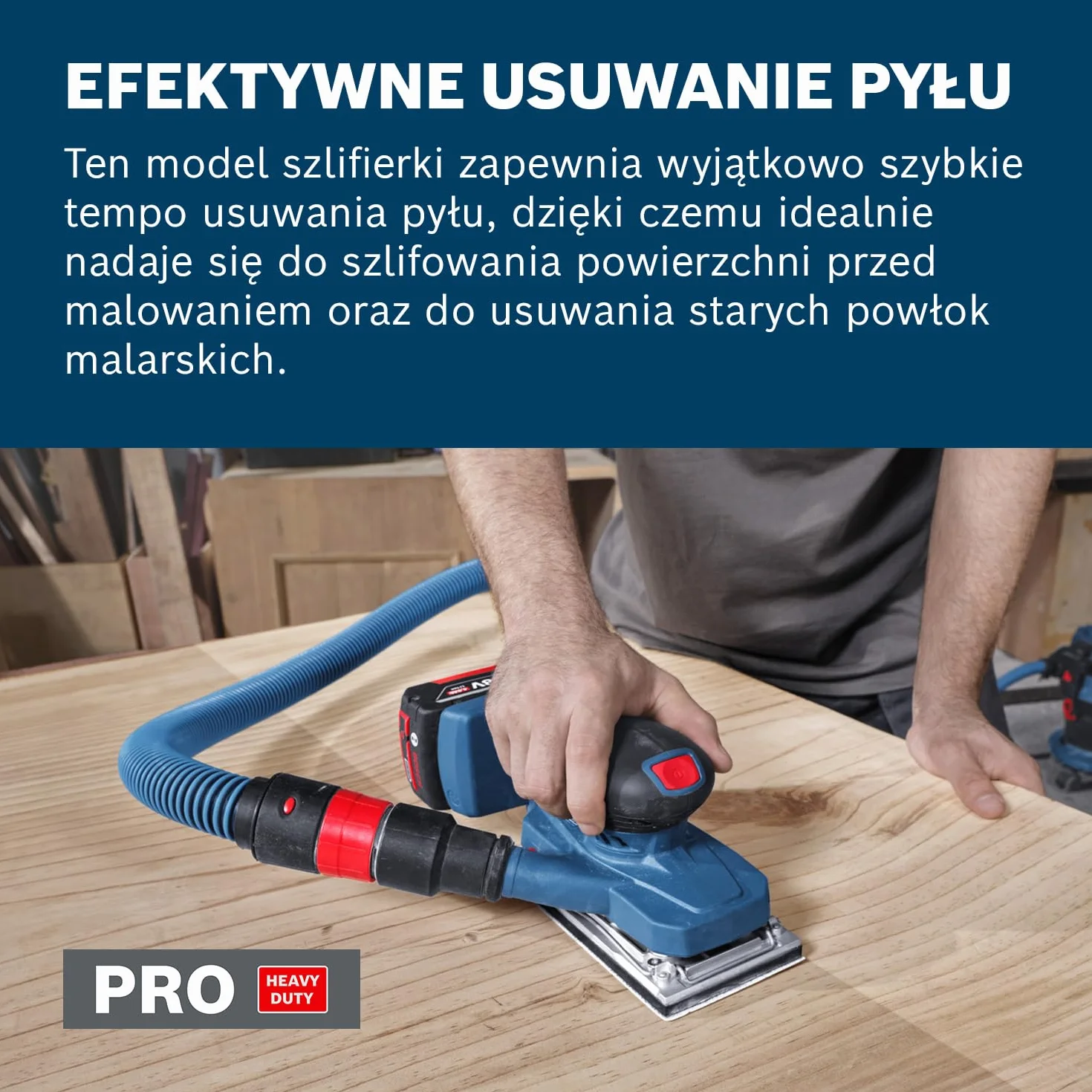 Bosch PRO 18V System Akumulatorowa szlifierka oscylacyjna GSS18V-18 (worek na pył, dziurkacz, walizka L-BOXX 162)