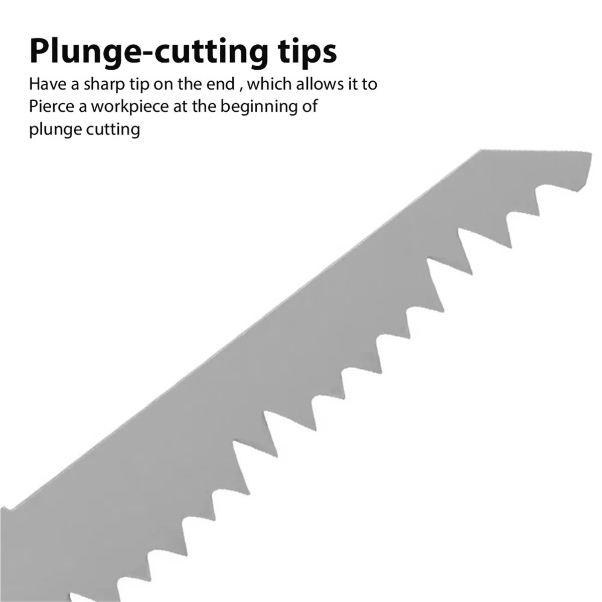 10Pcs T-Shaft Jigsaw Blades HCS Jig Saw Blades For Woodworking Metal Plastic Machines Arc Edge Reciprocating Saw Blades