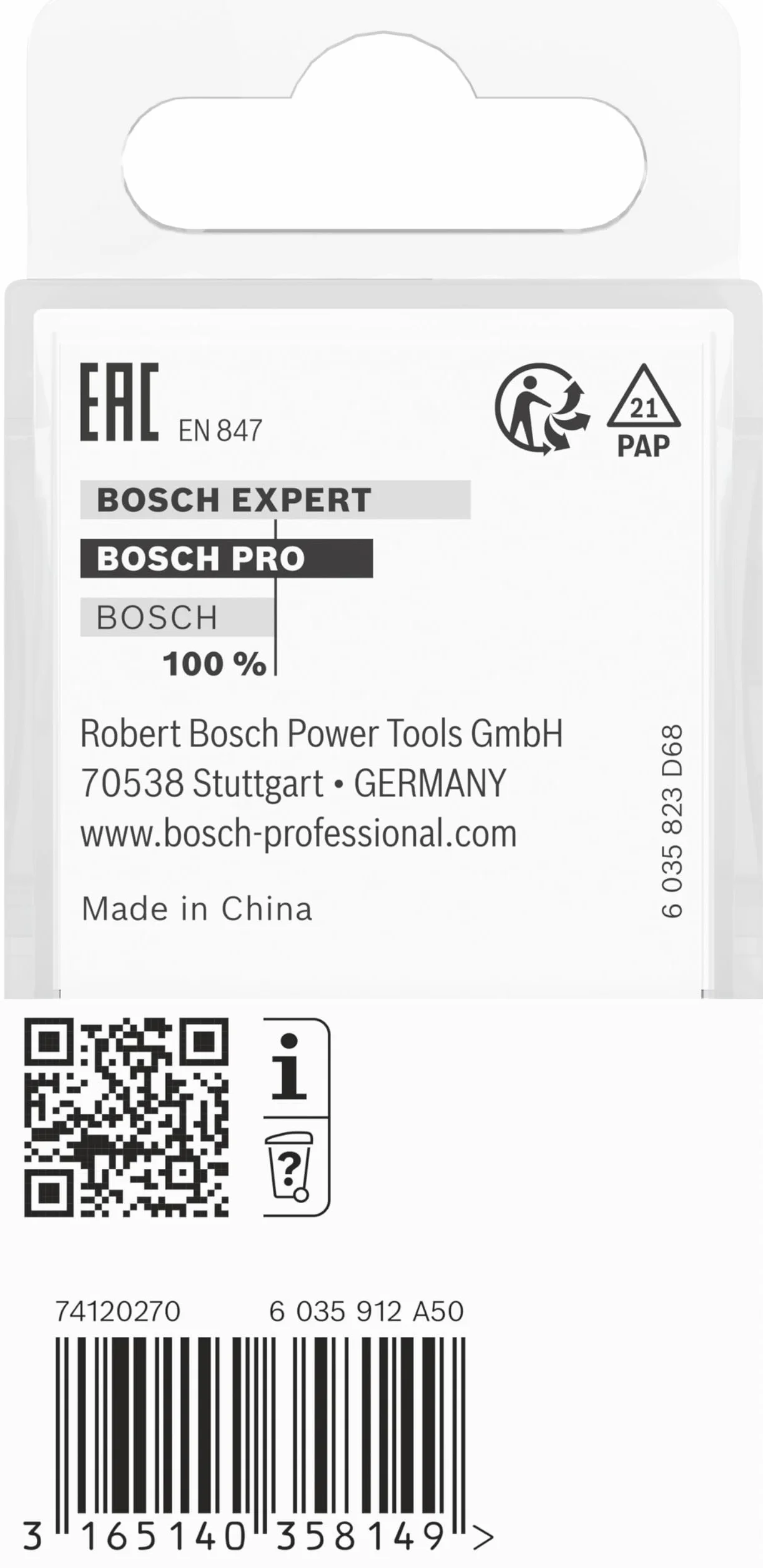 Bosch 1x Frez PRO do łączenia na pióro i wpust (do Miękkie drewno, Twarde drewno, Ø 25 mm, Professional Akcesoria Frez ręczny, Frez krawędziowy)
