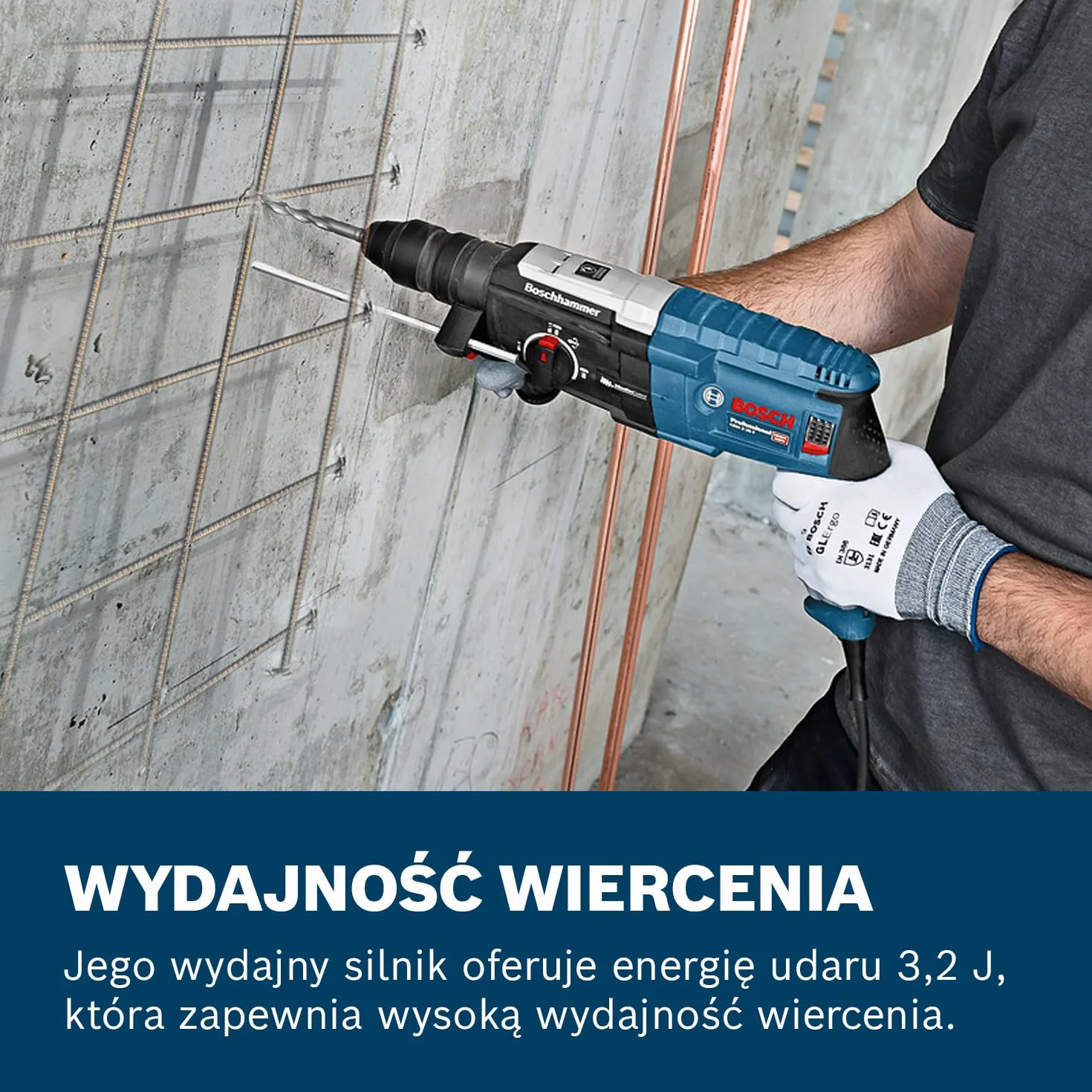 Bosch Professional GBH 2-28 F młot udarowo-obrotowy SDS plus 28 mm L-BOXX