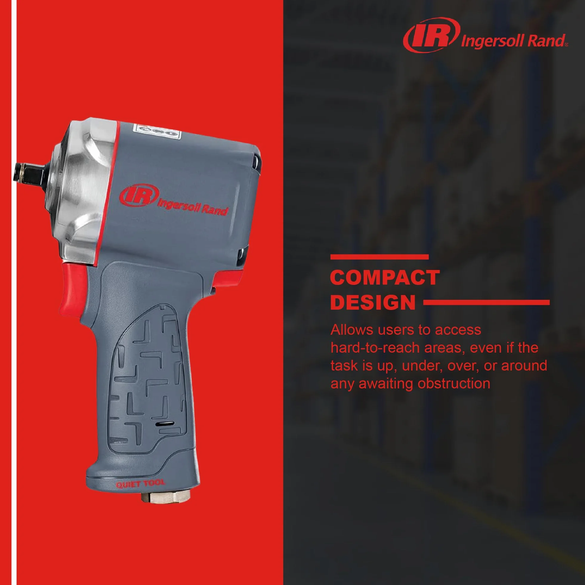 Ingersoll Rand 36QMAX Klucz udarowy 1/2 cala 870 Nm