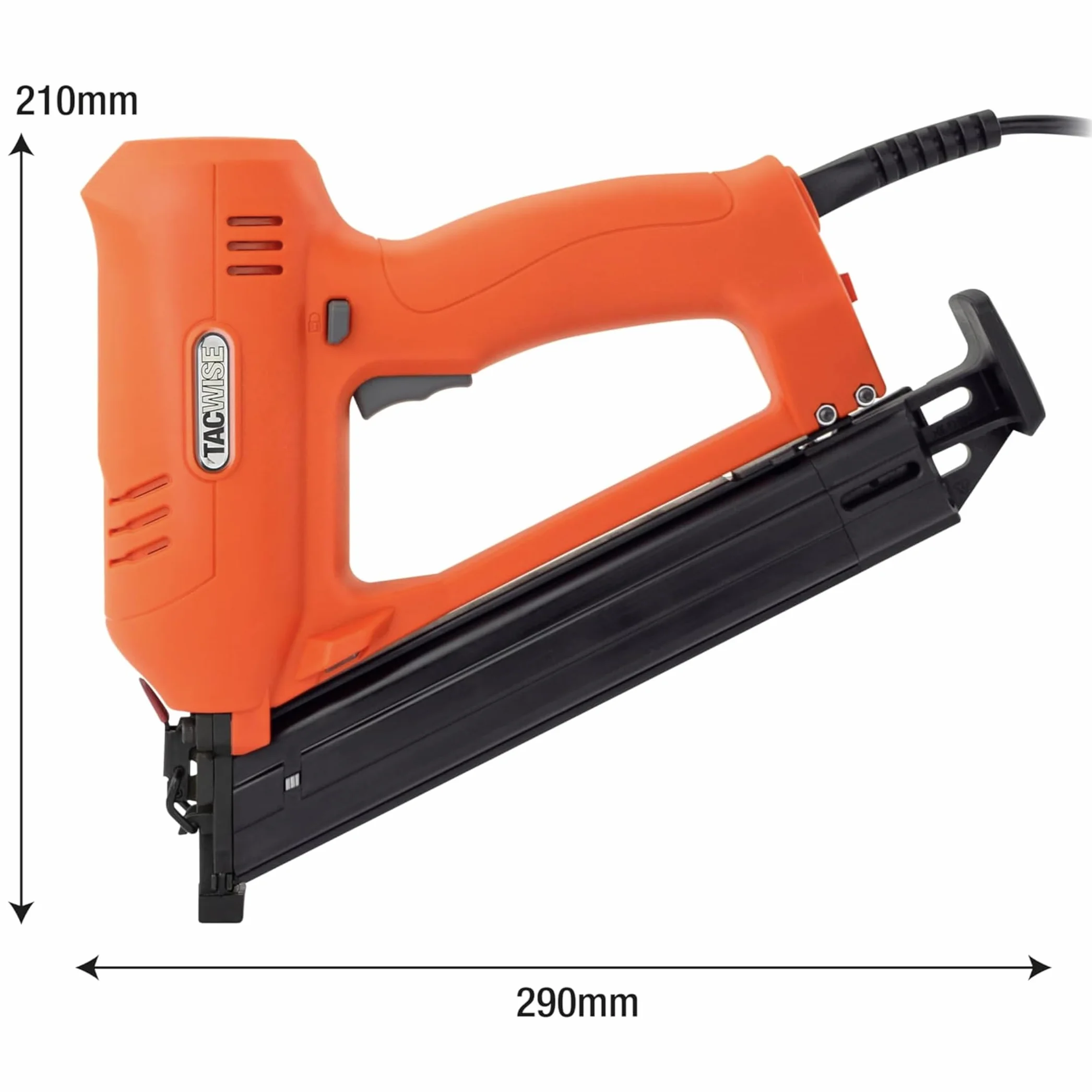 Tacwise 1704 Master Nailer 400ELS Pro, kątowa gwoździarka elektryczna z 1000 gwoździami, użyj gwoździ typu 500 (18G)