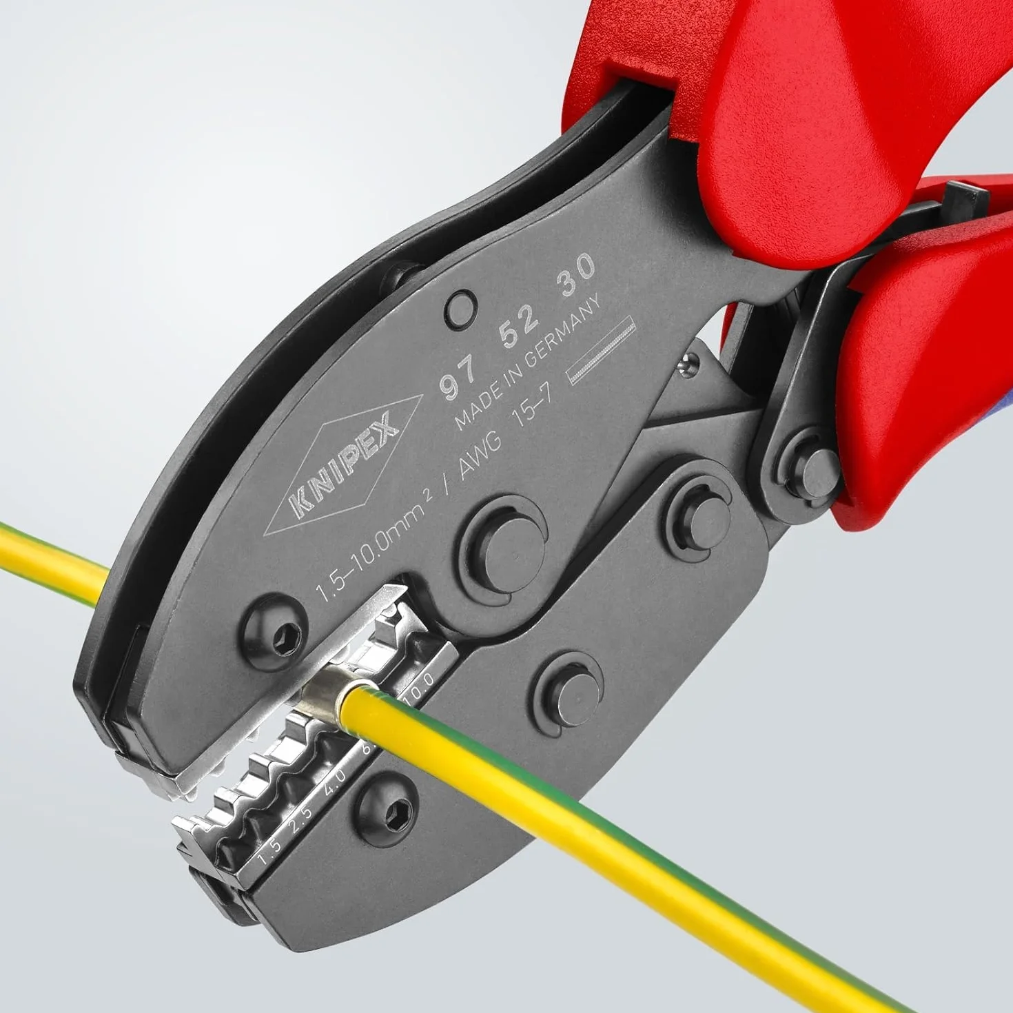KNIPEX PreciForce Szczypce do zagniatania z osłonkami wielokomponentowymi 220 mm, 97 52 30