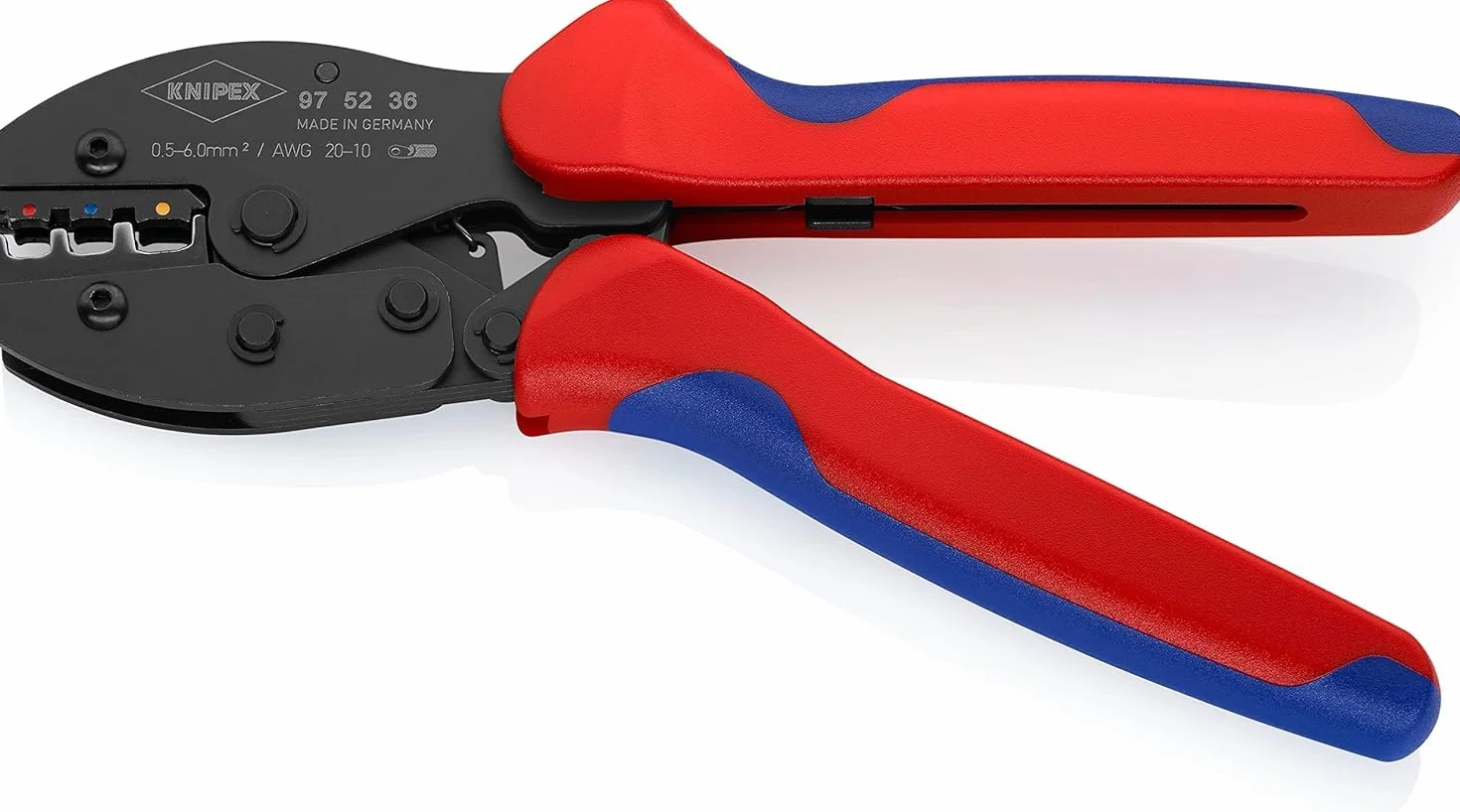 KNIPEX PreciForce Szczypce do zagniatania z osłonkami wielokomponentowymi 220 mm, 97 52 36