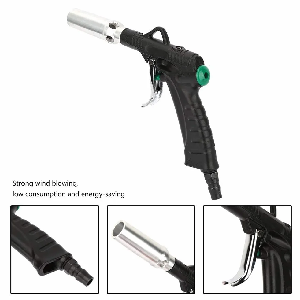 Korpus ze Stopu Aluminium Air Duster, Sprężarka Powietrza Pistolet do Przedmuchu Laserowy Celownik do Przedmuchu Pistolet Typu Pistoletu Pneumatyczne Narzędzie do Czyszczenia