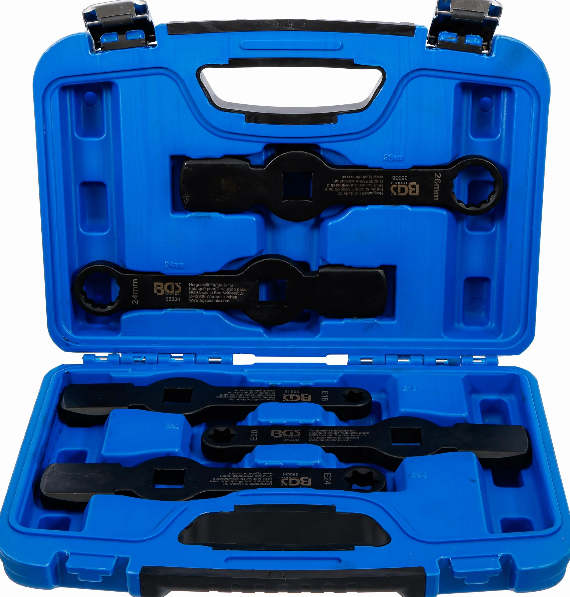 BGS 35310 Zestaw udarowych kluczy oczkowych dwunastokątnych Torx 5 szt.