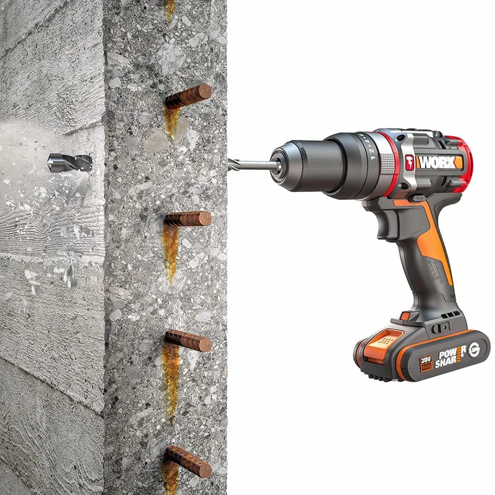 WORX WX354.9 Akumulatorowa Wiertarka Udarowa 20 V Max Slammerdrill bez Akumulatora i Ładowarki