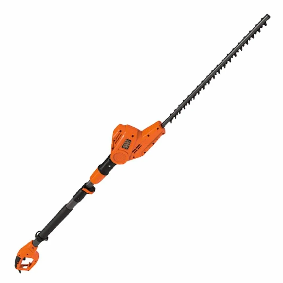 BLACK+DECKER, Sieciowe nożyce do żywopłotu na trzonku, moc 550 W, nóż 51 cm, grubość cięcia 22 mm, PH5551