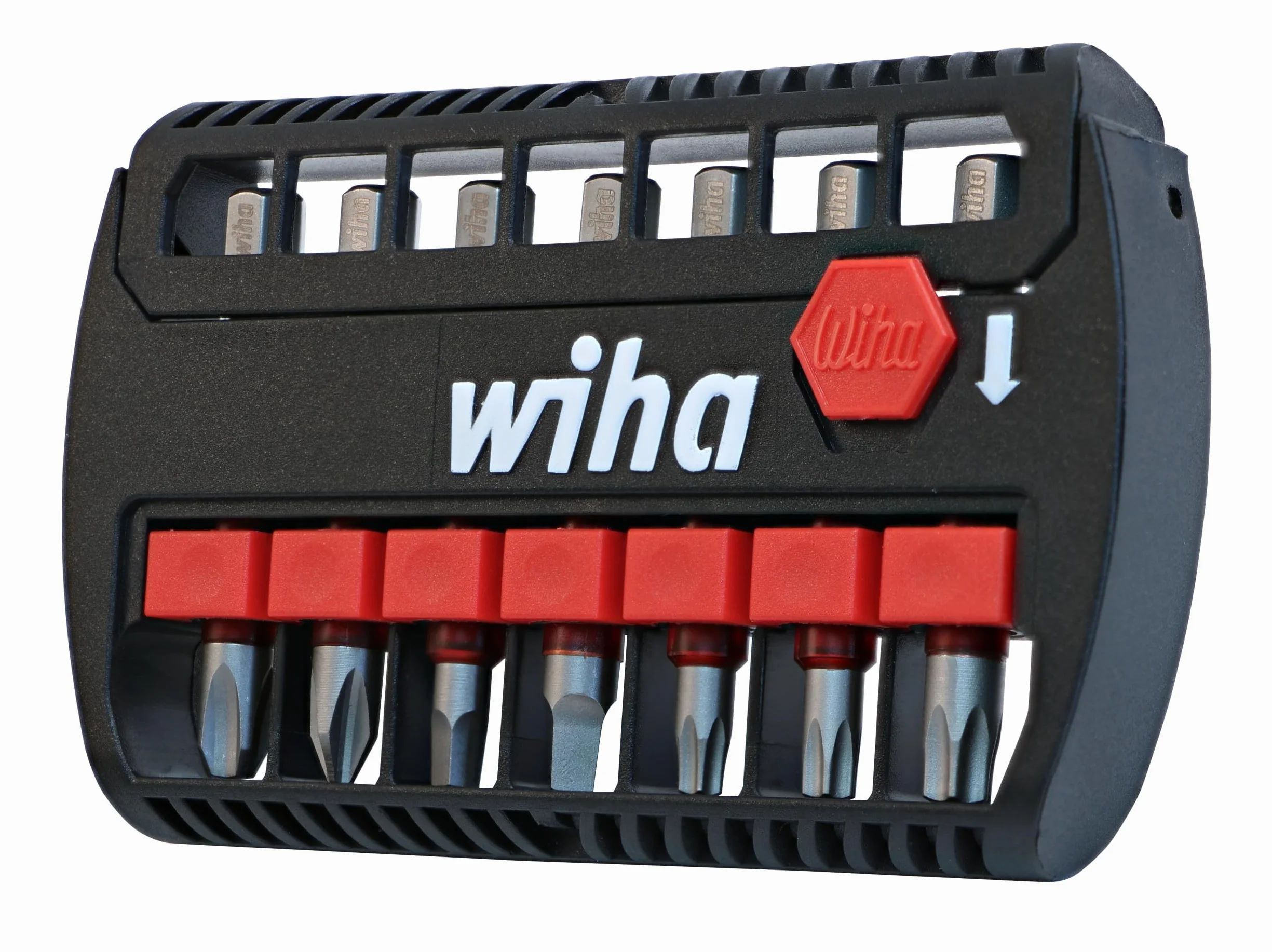 Wiha 76892 zestaw udarowy beinhaltet: Terminator Power Phillips Square #2, 3 Torx T20, T25, T30 In Bit Buddy Halter, Multi, jeden rozmiar