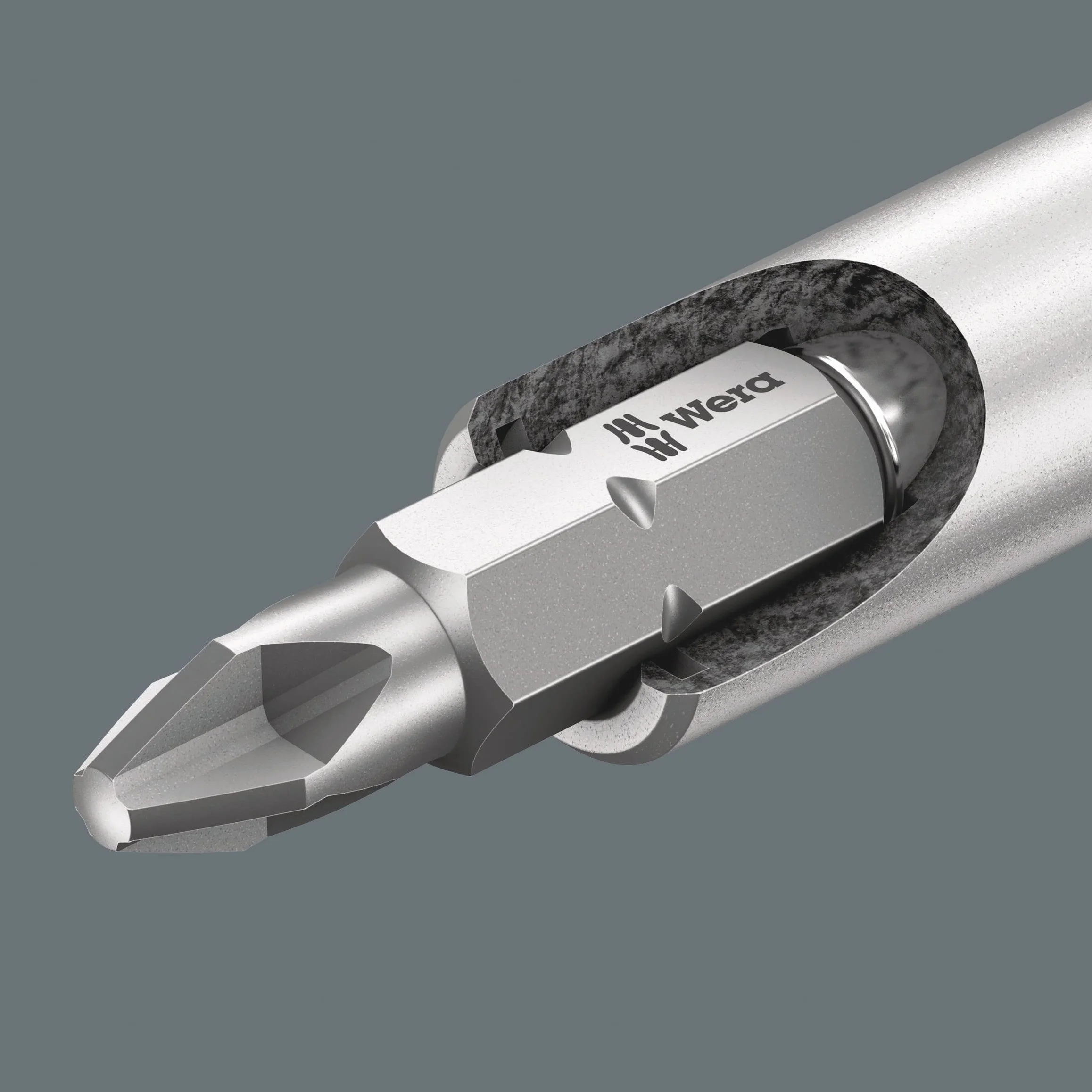 Wera Zyklop Pocket Set Imperial 2 05004283001 8009 zestaw z grzechotkami, 18-częściowy, czarno-zielony