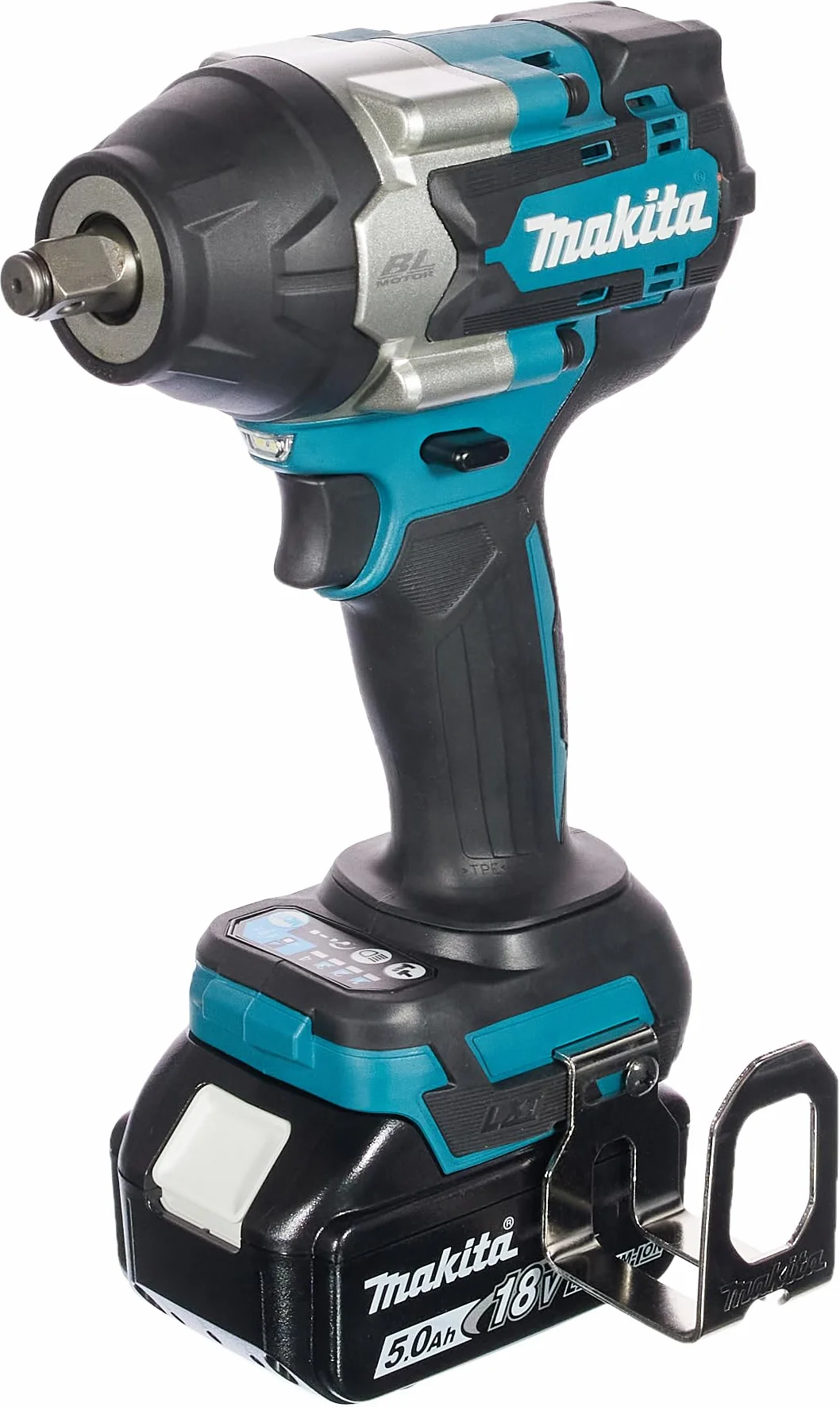 Makita DTW700RTJ 18V Li-ion LXT bezszczotkowy klucz udarowy w komplecie z 2 bateriami 5,0 Ah i ładowarką dostarczoną w etui Makpac