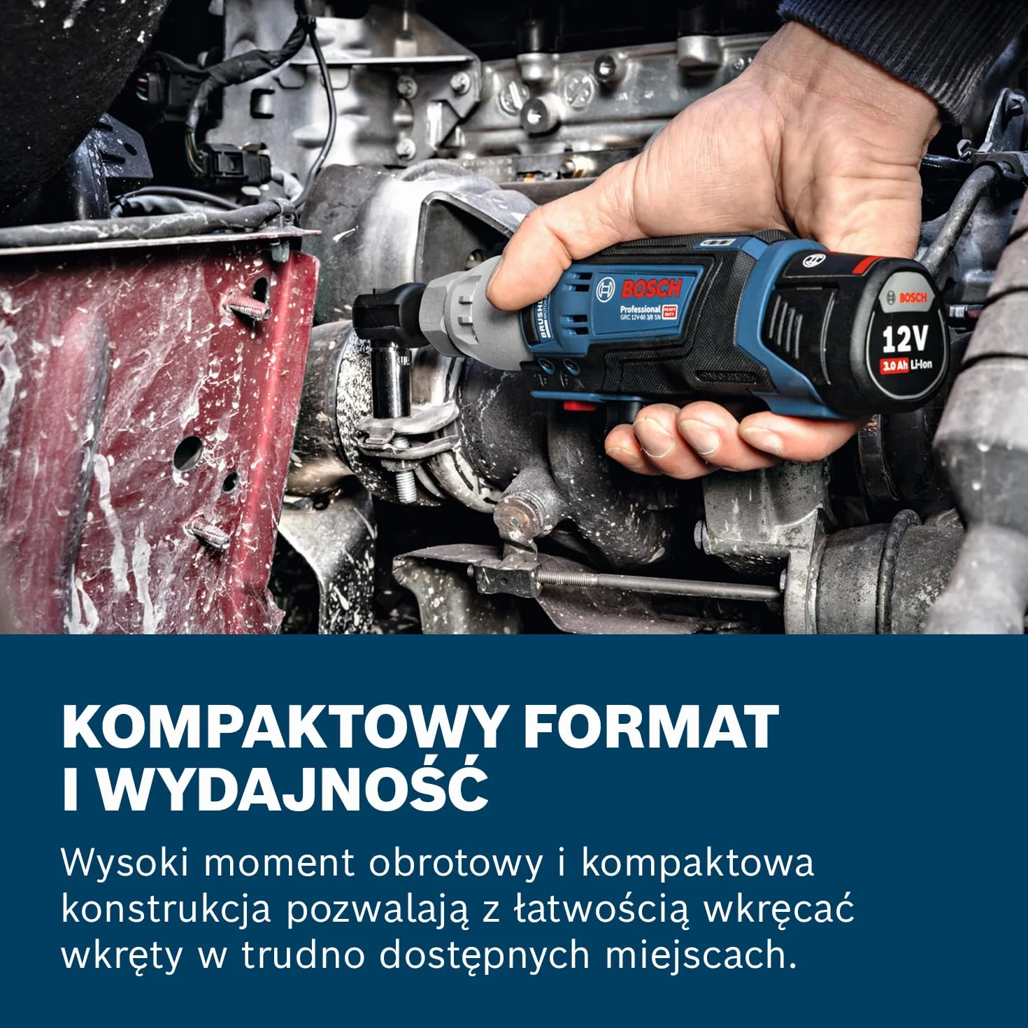 Bosch Professional 12V System Wiertarko-wkrętarka akumulatorowa GRC 12V-60 3/8 SN