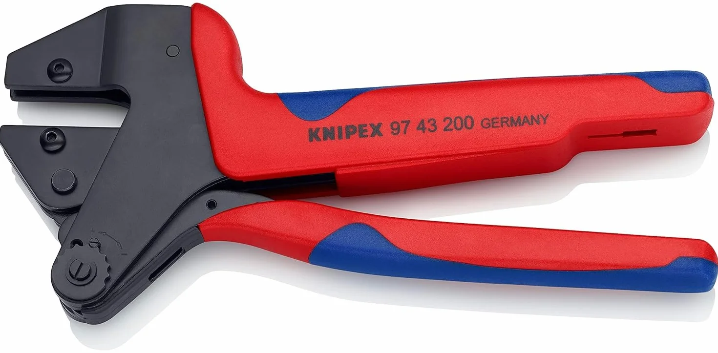 KNIPEX Szczypce do zagniatania typu Crimp System do wymiennych matryc zagniatających z osłonkami wielokomponentowymi 200 mm, 97 43 200 A