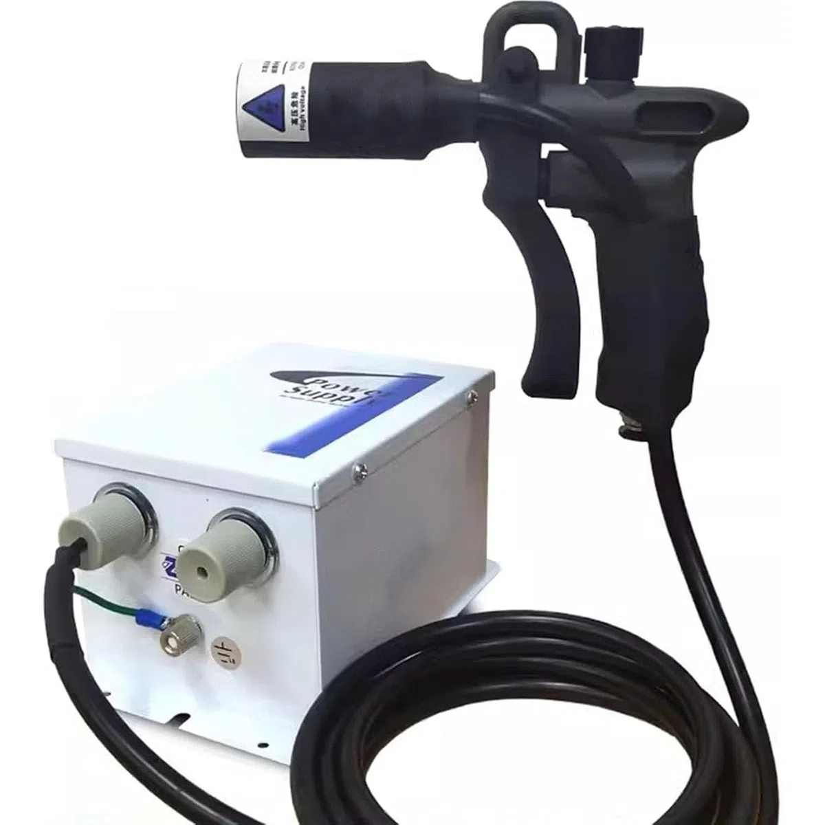 Jonizujący pistolet na sprężone powietrze, antystatyczny pistolet pneumatyczny z generatorem wysokiego napięcia 4,6 kV, regulowane ciśnienie powietrza, balans jonowy ± 35 V, do naprawy elektroniki