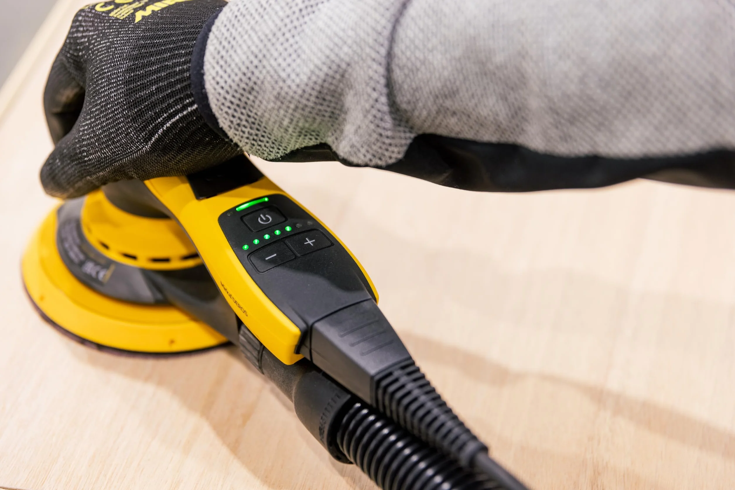 Mirka Deros Ii 5650 MID5650404CA Szlifierka Mimośrodowa, Żółty/Czarny, 125mm/Ø 150 mm