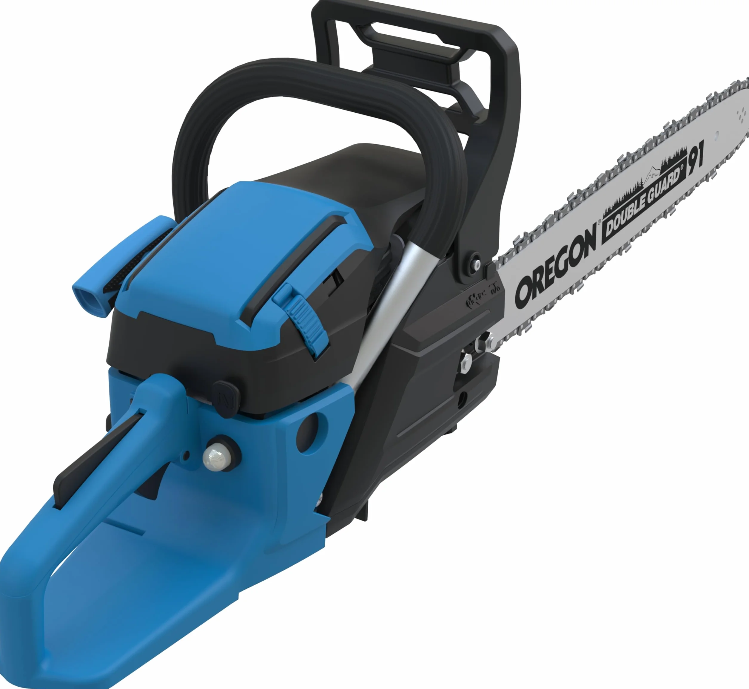 Güde Piła łańcuchowa KS 500-62 spalinowa (pojemność skokowa 62 cm³, długość cięcia 48 cm, moc silnika 2,85 kW / 3,9 KM, certyfikat GS, maks. prędkość łańcucha, 22 m/s system łatwego rozruchu, w