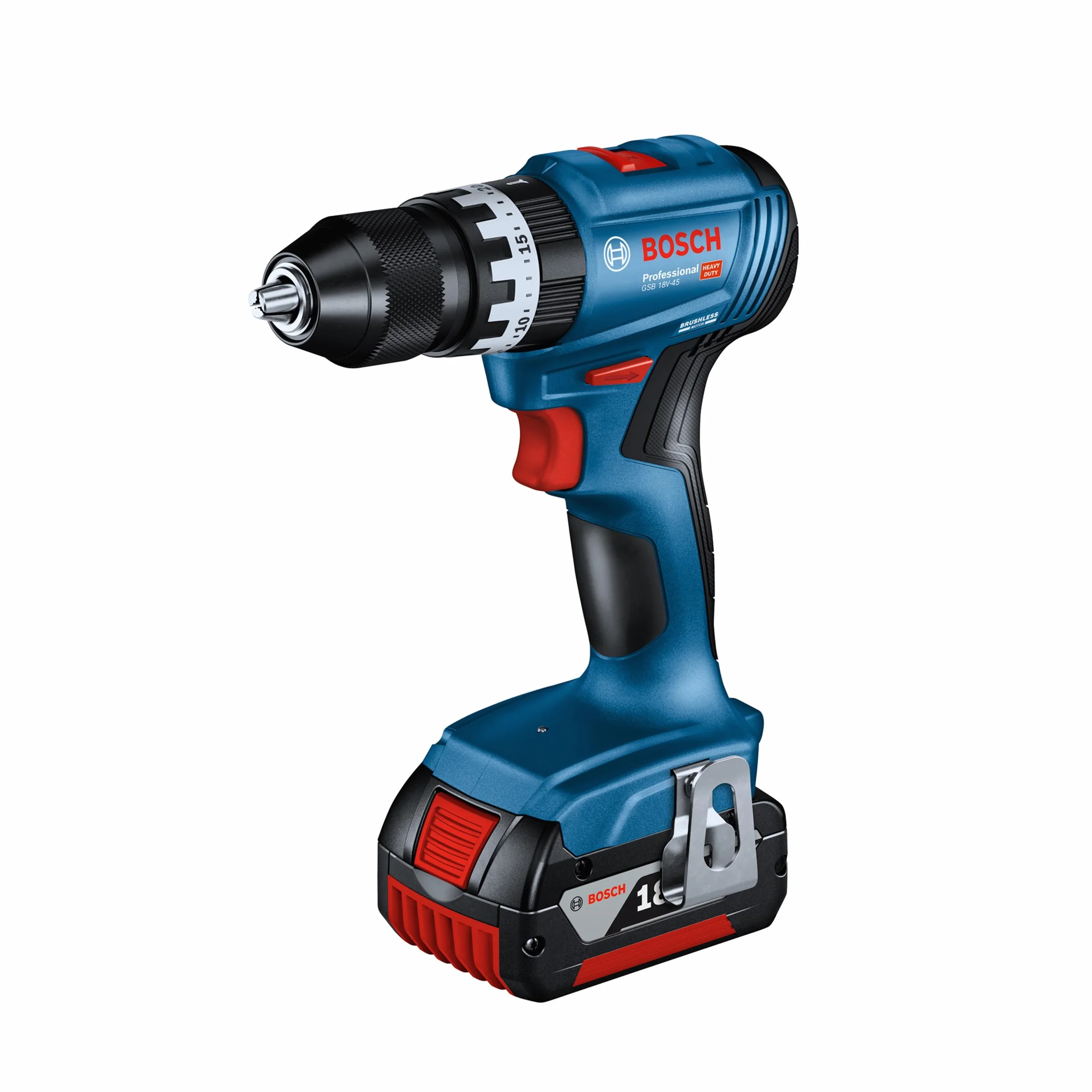 Bosch Professional 18V System Akumulatorowy zestaw Combo: GSB 18V-45 + GBH 18V-22 + GWS 18V-8 (zestaw: 3 akumulatory GBA 18V 4.0Ah, ładowarka GAL 18V-40, torba) – Amazon Exclusive