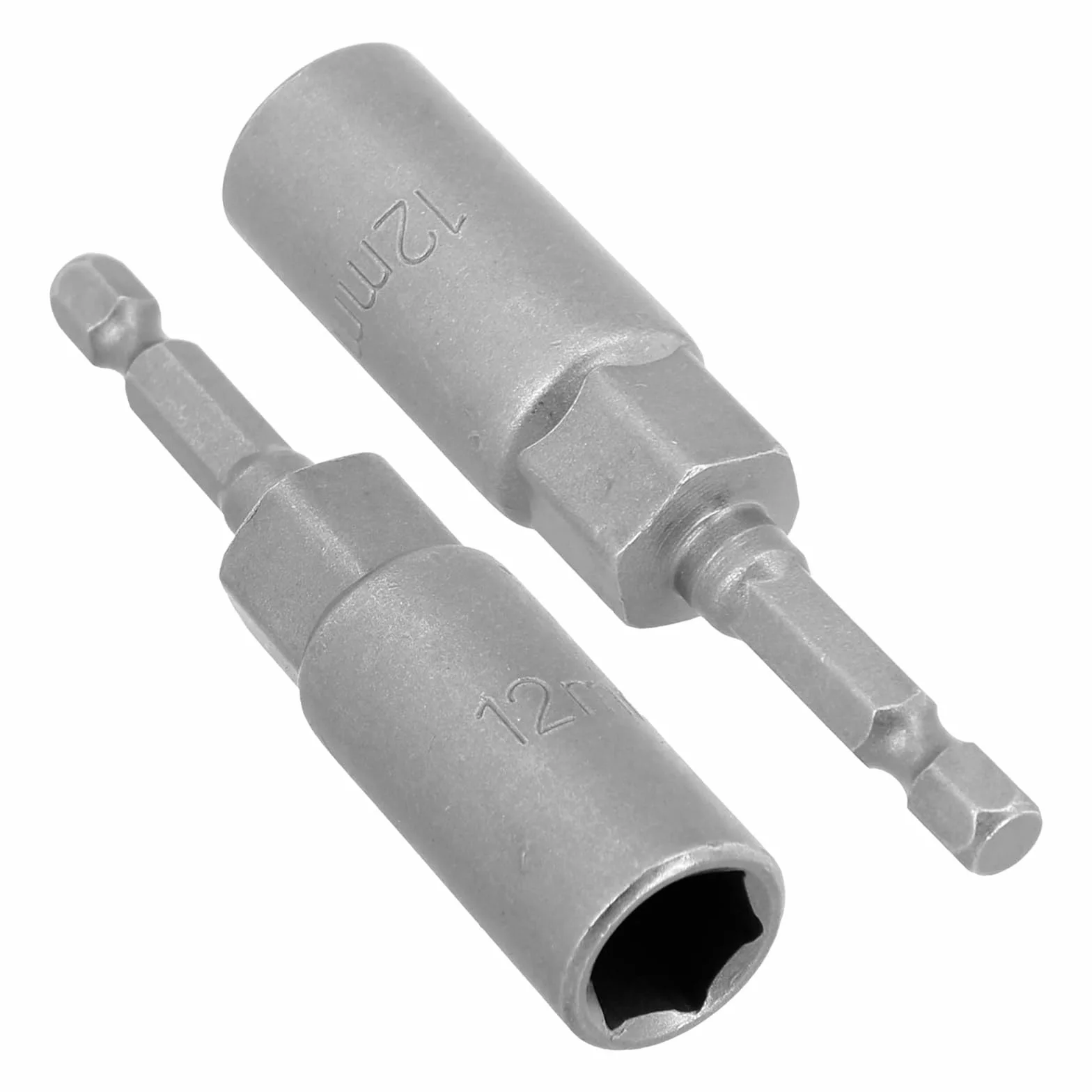 80mm Length 1/4" Hex Hex Sockets Drive Magne Socket Impact Nut Bolt Drill Bit Screwdrivers Bits Tool Parts(9mm)