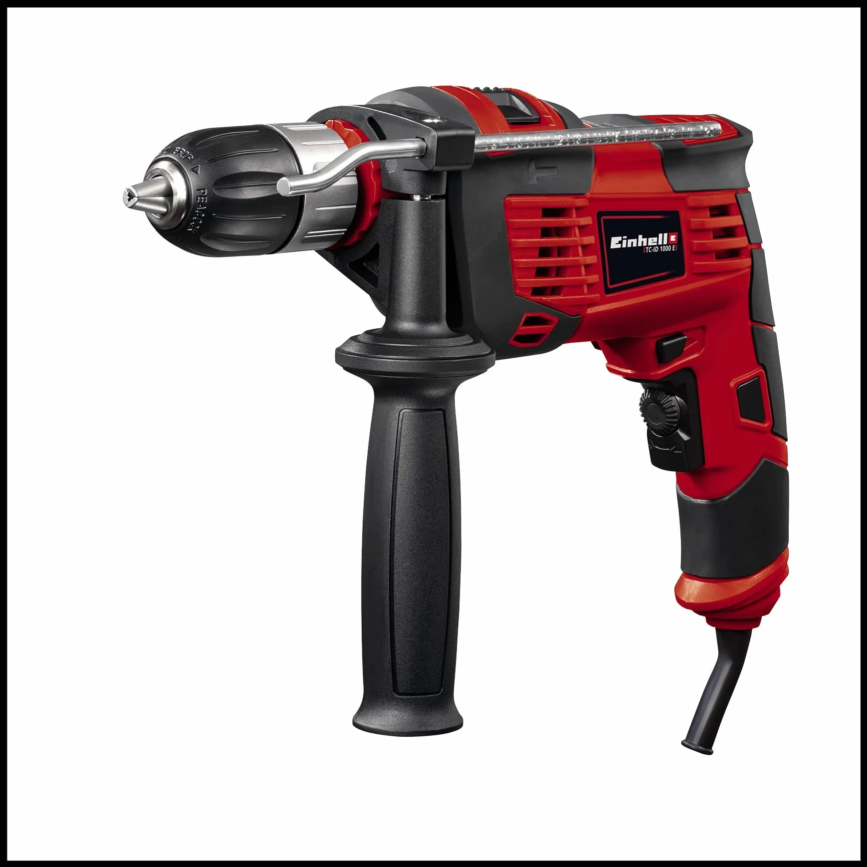 Einhell TC-ID 1000 E Zestaw wiertarki udarowej 1010 W 13 mm 48000 min-1 64-częściowy