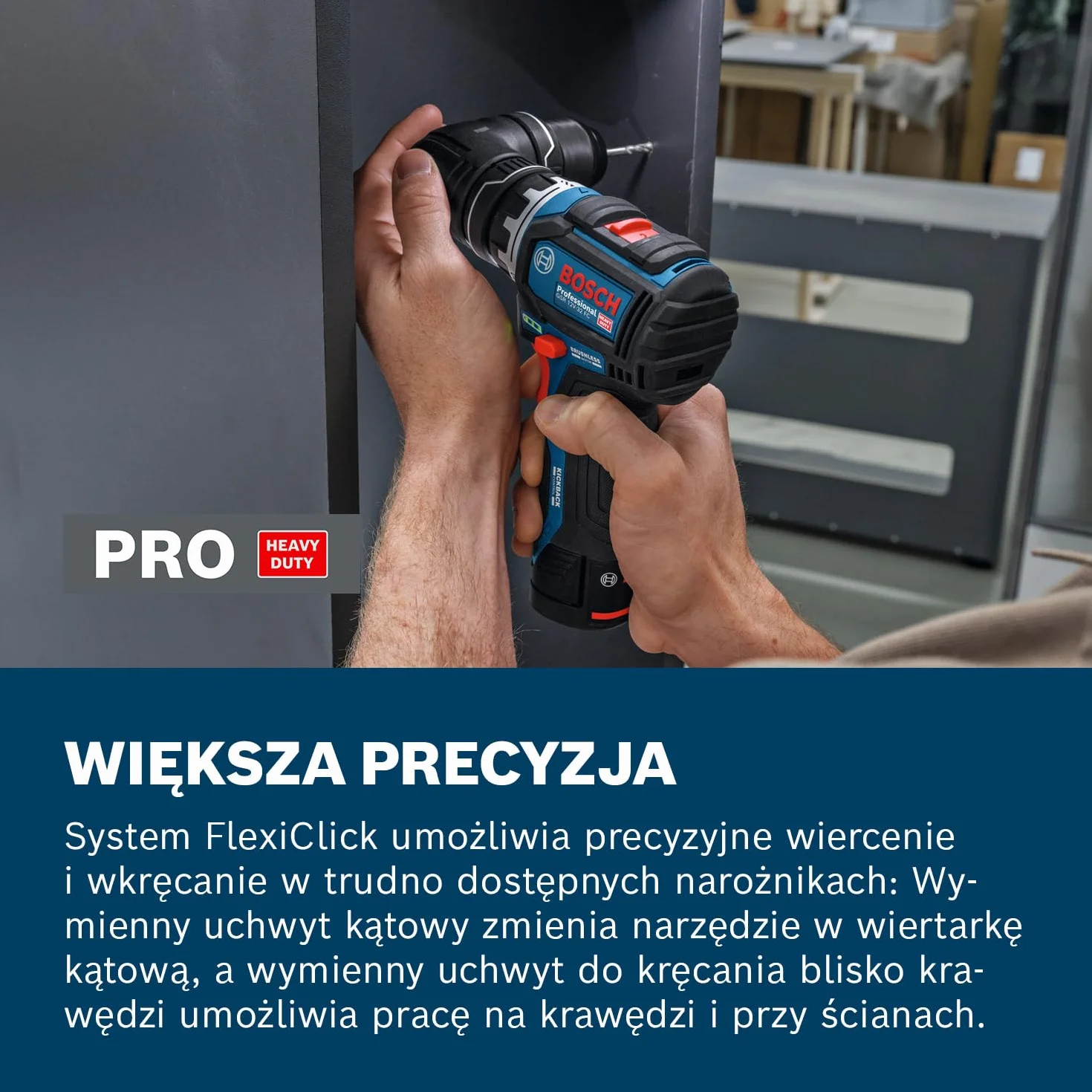 Bosch PRO 18V System Wiertarko-wkrętarka akumulatorowa GSR12V-32FC