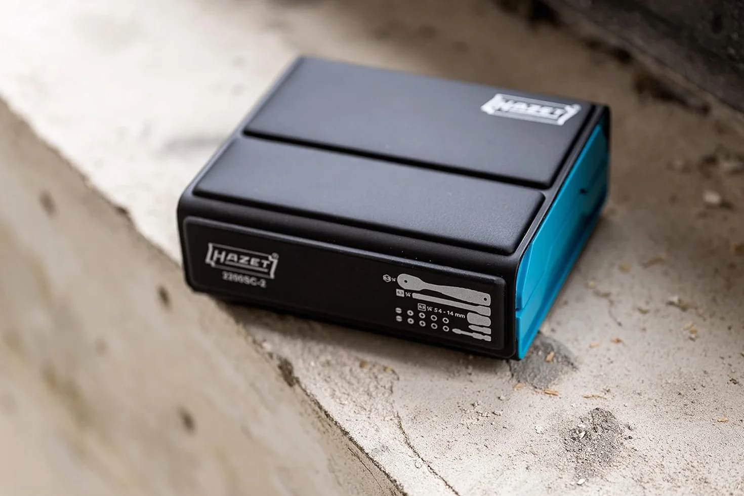 HAZET SmartCase 2200SC-2 50-częściowy zestaw kluczy nasadowych, napęd 6,3 mm (1/4 cala)