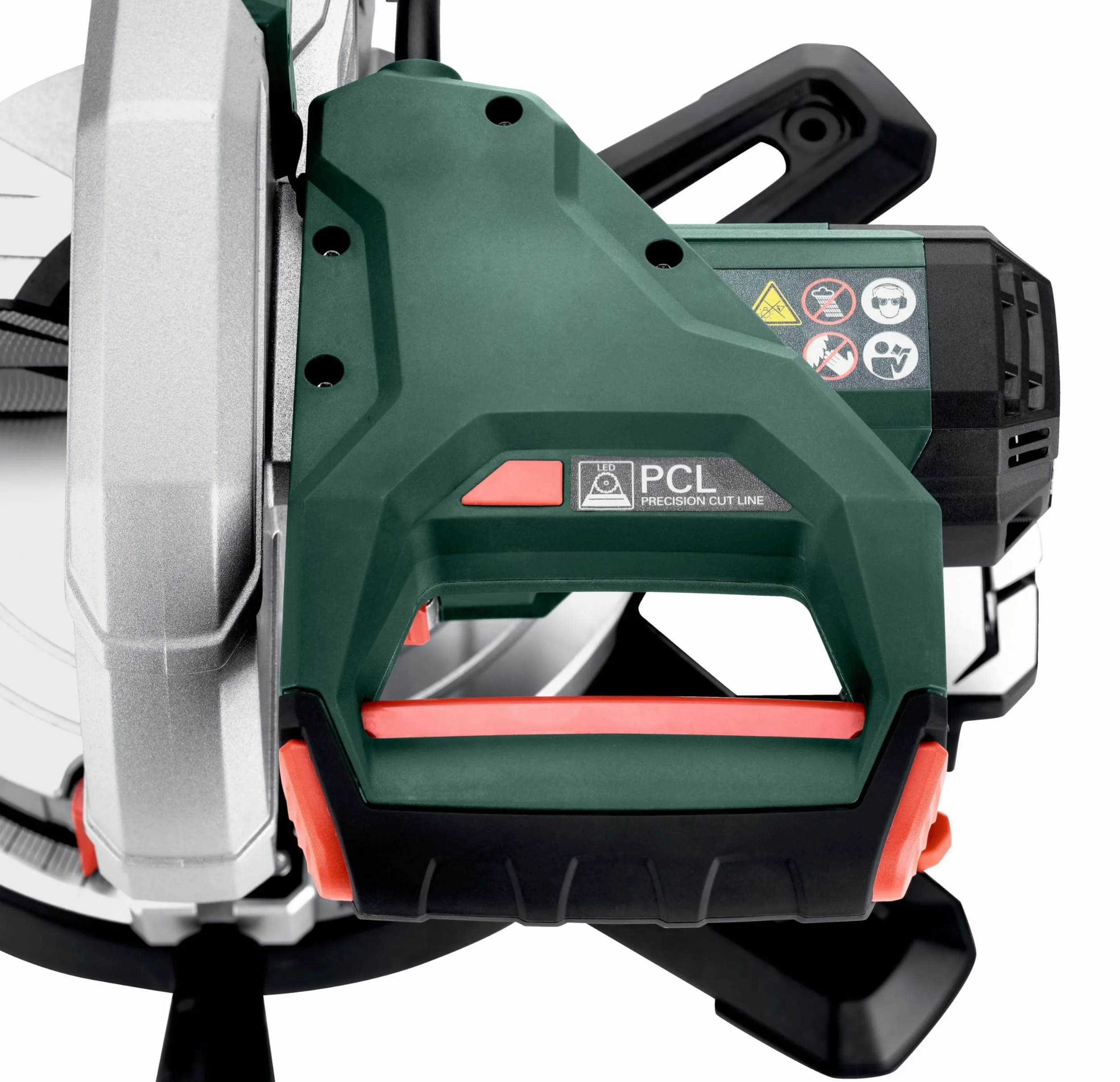 Metabo KS 216 M zestaw do piły ukośnej (karton z 2. brzeszczotem z twardego metalu, z nachyleniem brzeszczotu, zintegrowane poszerzenia stołu) 610216900