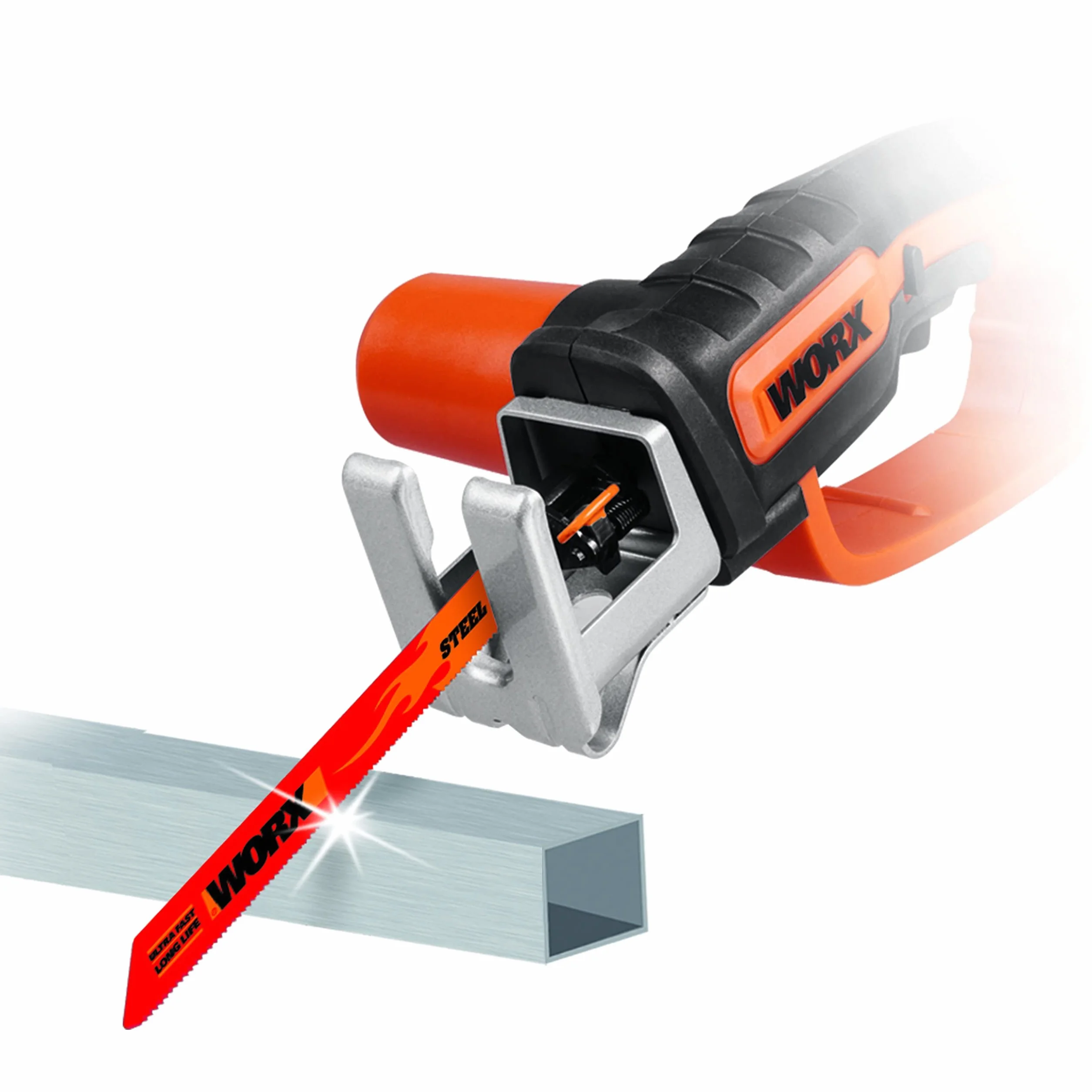 WORX WG894E QUIKSAW akumulatorowa piła ręczna 20 V – lekka, kompaktowa, wymiana brzeszczotu bez narzędzi, cięcie 60 mm w drewnie