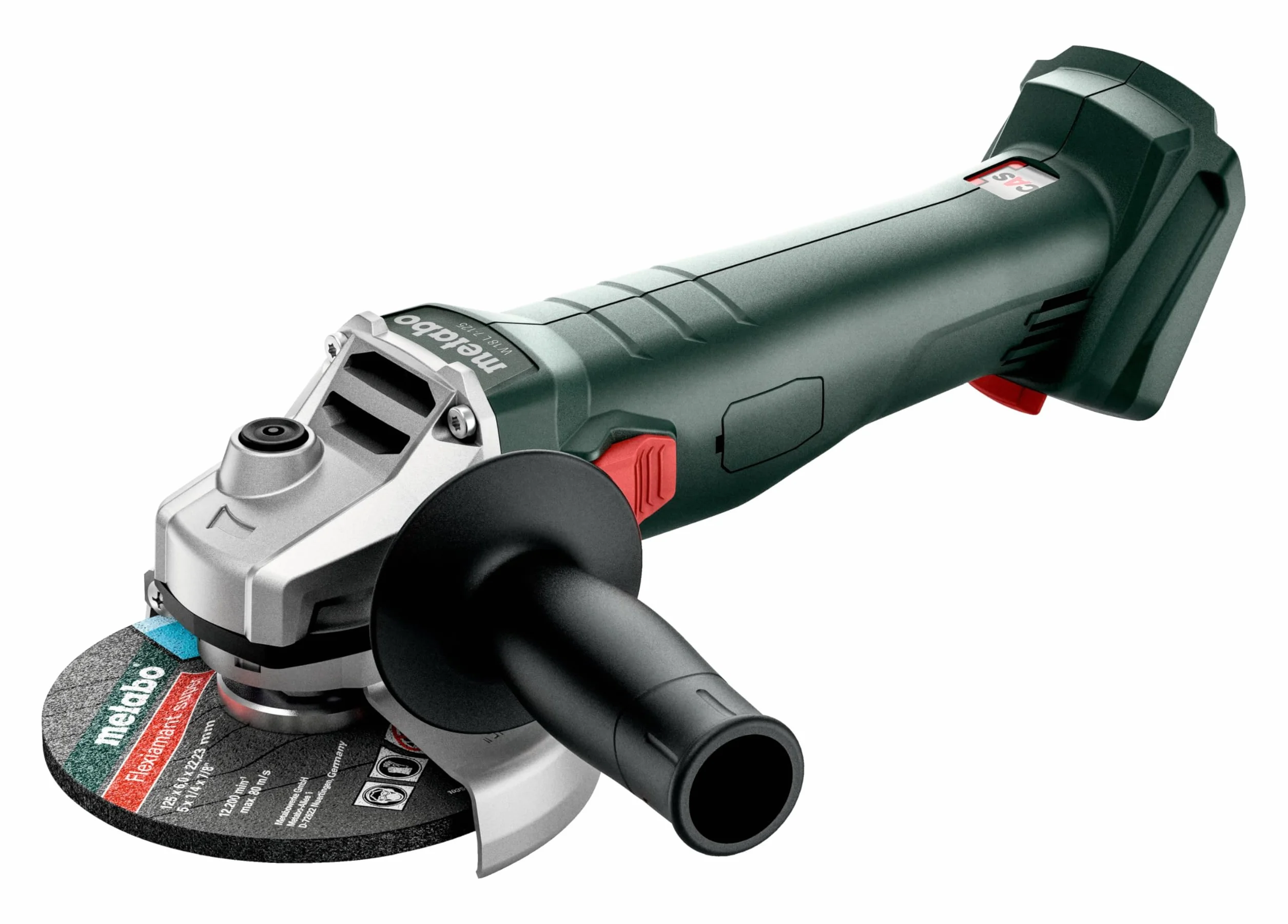 metabo Szlifierka kątowa akumulatorowa W 18 7-125 – 18V, 125mm, 8500obr./min – zabezpieczenie przed przeciążeniem, łagodny rozruch, wydajna i wytrzymała szlifierka kątowa do wszechstronnych zastosowań