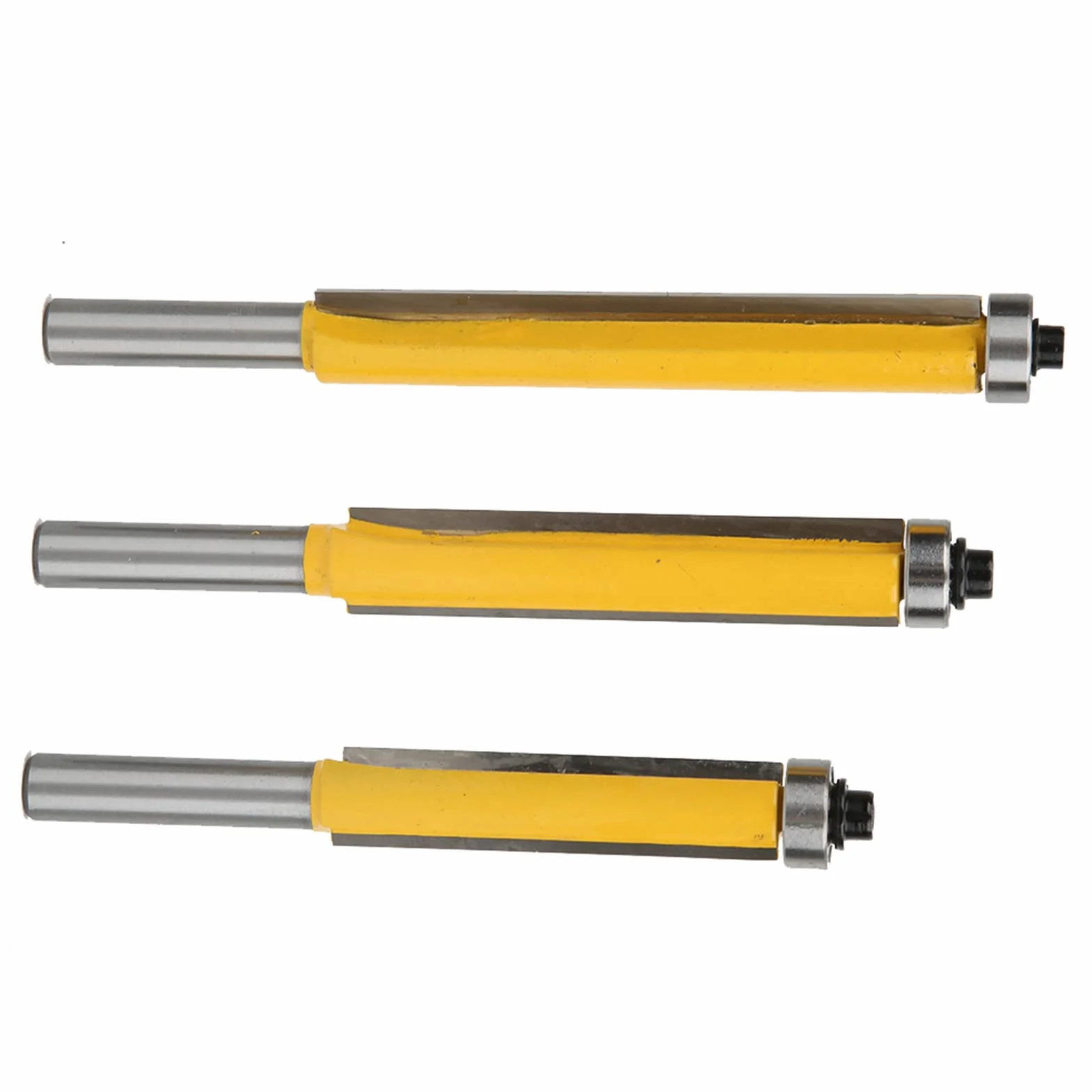 3-teiliges Fräser 8 mm Schaftlegierungs-Fräser mit Lagereckenschneidern für DIY-Holzarbeiten