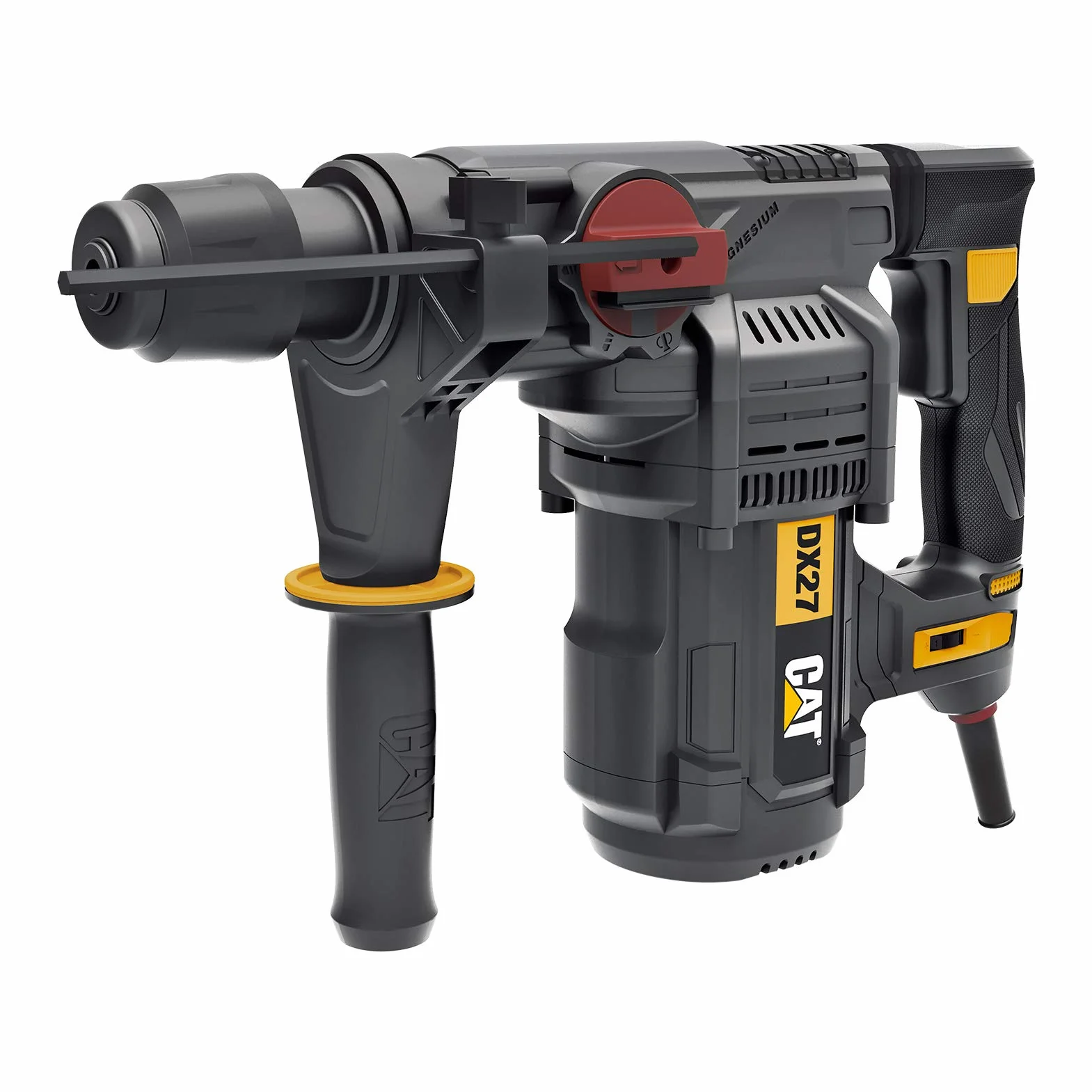CAT DX27 młot udarowo-obrotowy 1500 W SDS-Plus 5,0J 32 mm 4 funkcje antywibracyjny przekładnia magnezowa
