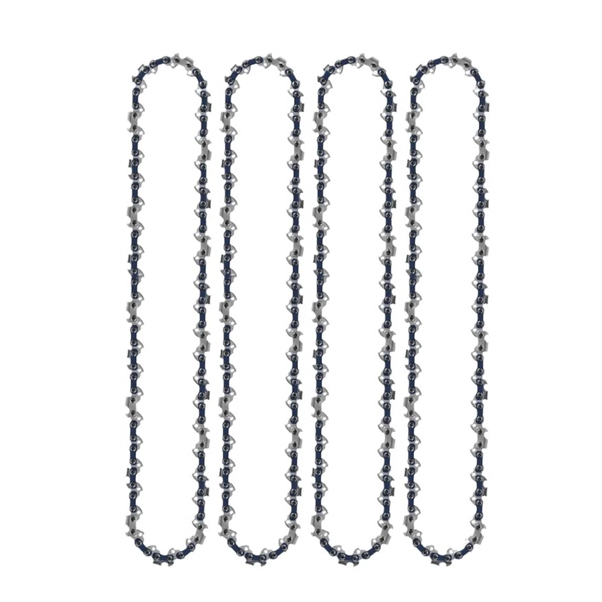 12 Inch 3/8"LP 0.050" Chainsaw Chain 45 Drive Link Portable Electric Saw Chainsaw Logging Saw Blade(4pcs 12-inch Chain)