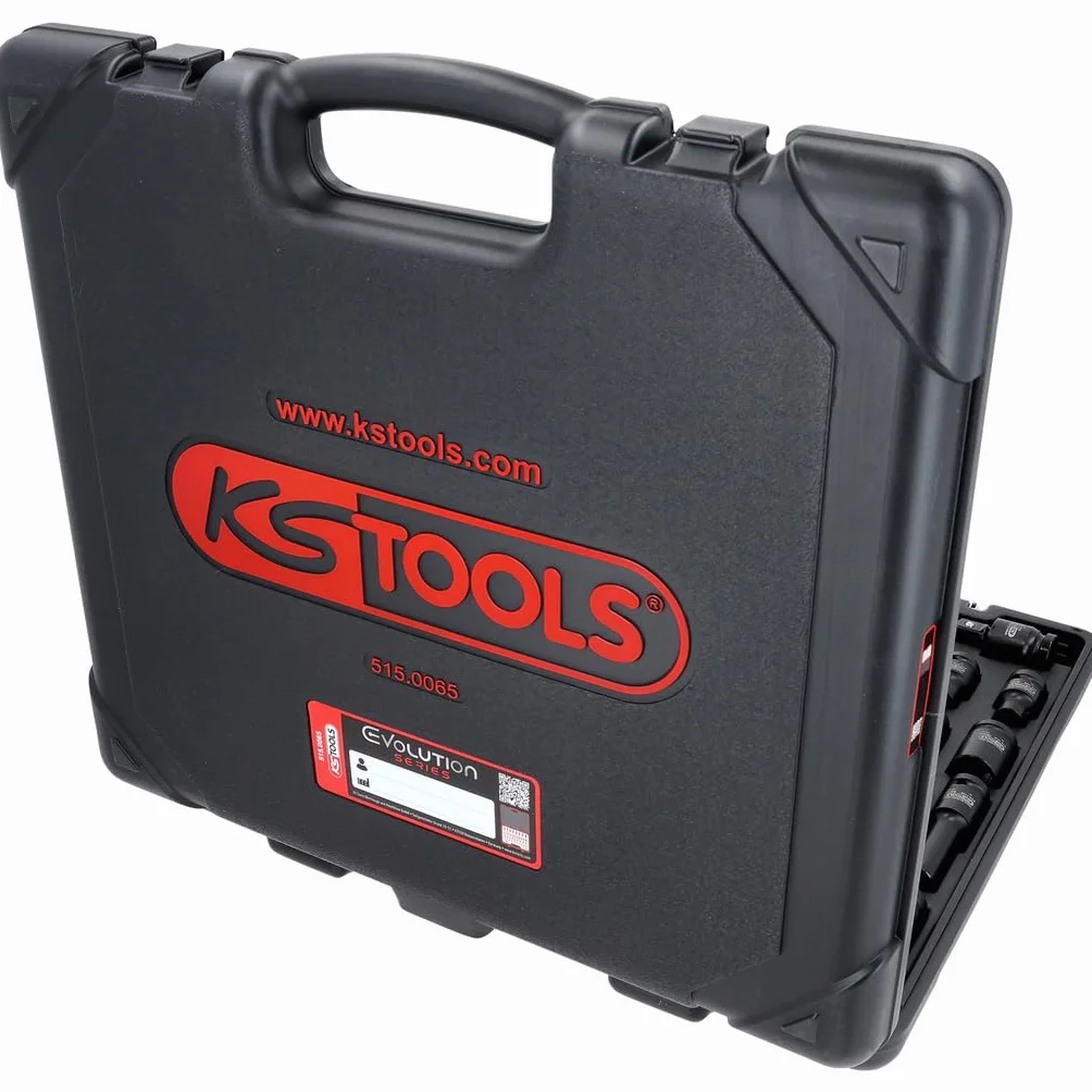 KS Tools 515.0065 1/2" Zestaw nasadek udarowych sześciokątnych, 40-szt