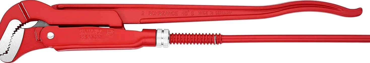 KNIPEX Klucz nastawny do rur ze szczękami typu S malowane proszkowo, czerwone 570 mm, 83 30 020