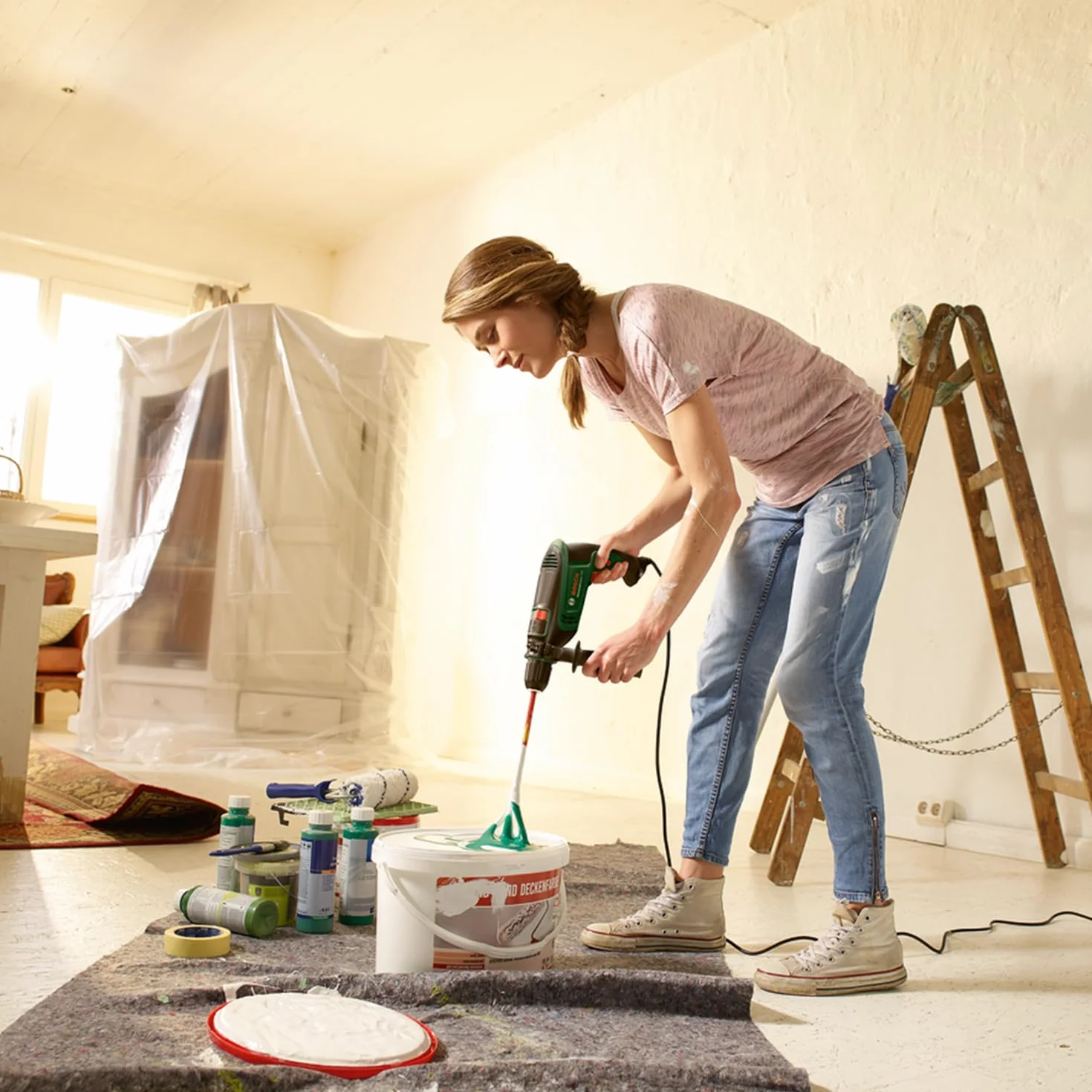 Bosch sieciowa wiertarka udarowa UniversalImpact 730 (precyzyjne wiercenie w murze, drewnie i stali, silnik 730 W, walizka)