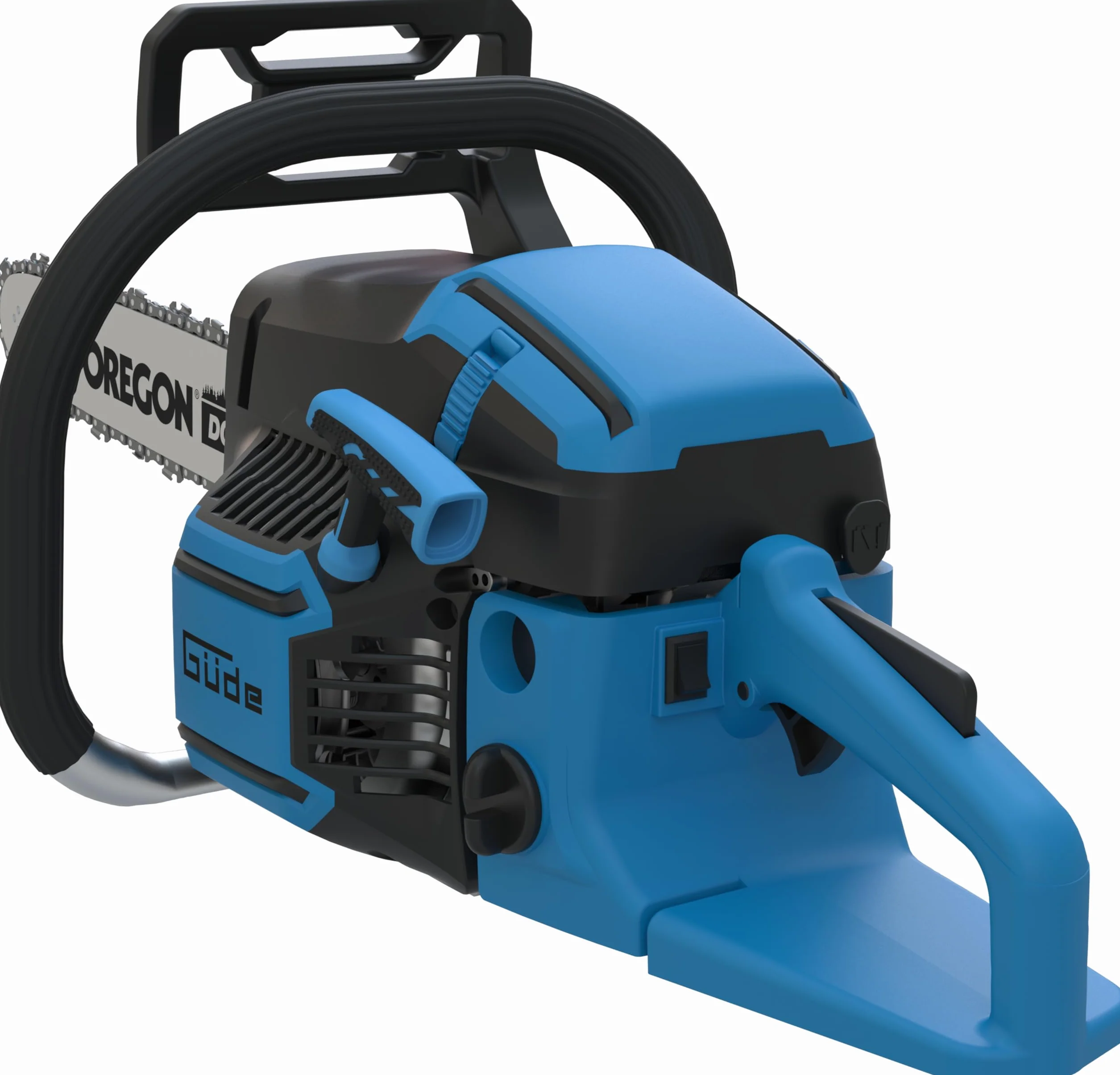 Güde Piła łańcuchowa KS 500-62 spalinowa (pojemność skokowa 62 cm³, długość cięcia 48 cm, moc silnika 2,85 kW / 3,9 KM, certyfikat GS, maks. prędkość łańcucha, 22 m/s system łatwego rozruchu, w
