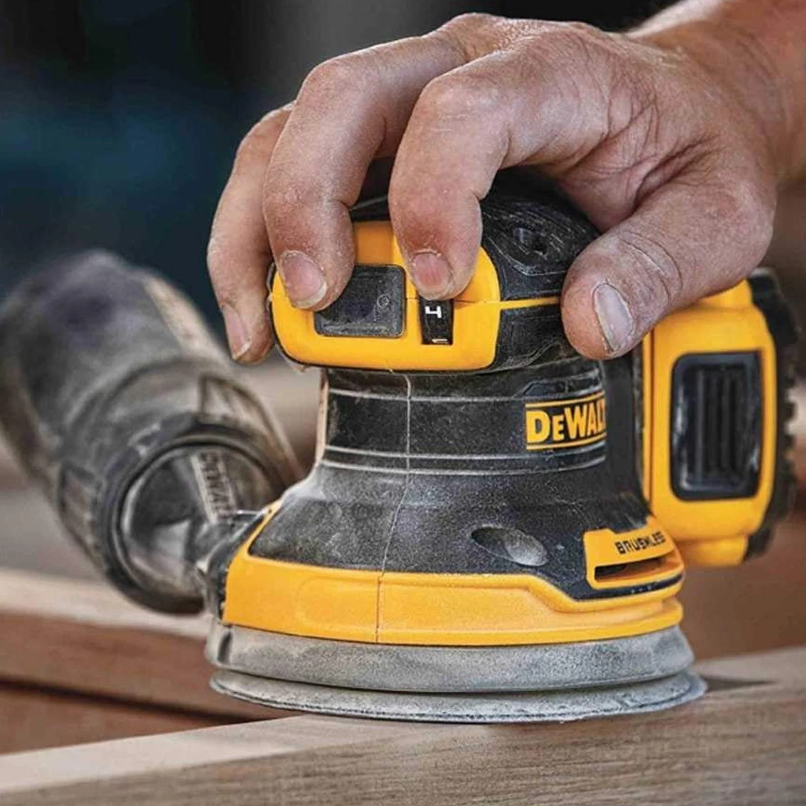 Dewalt Szlifierka 125 mm Czarny/Żółty